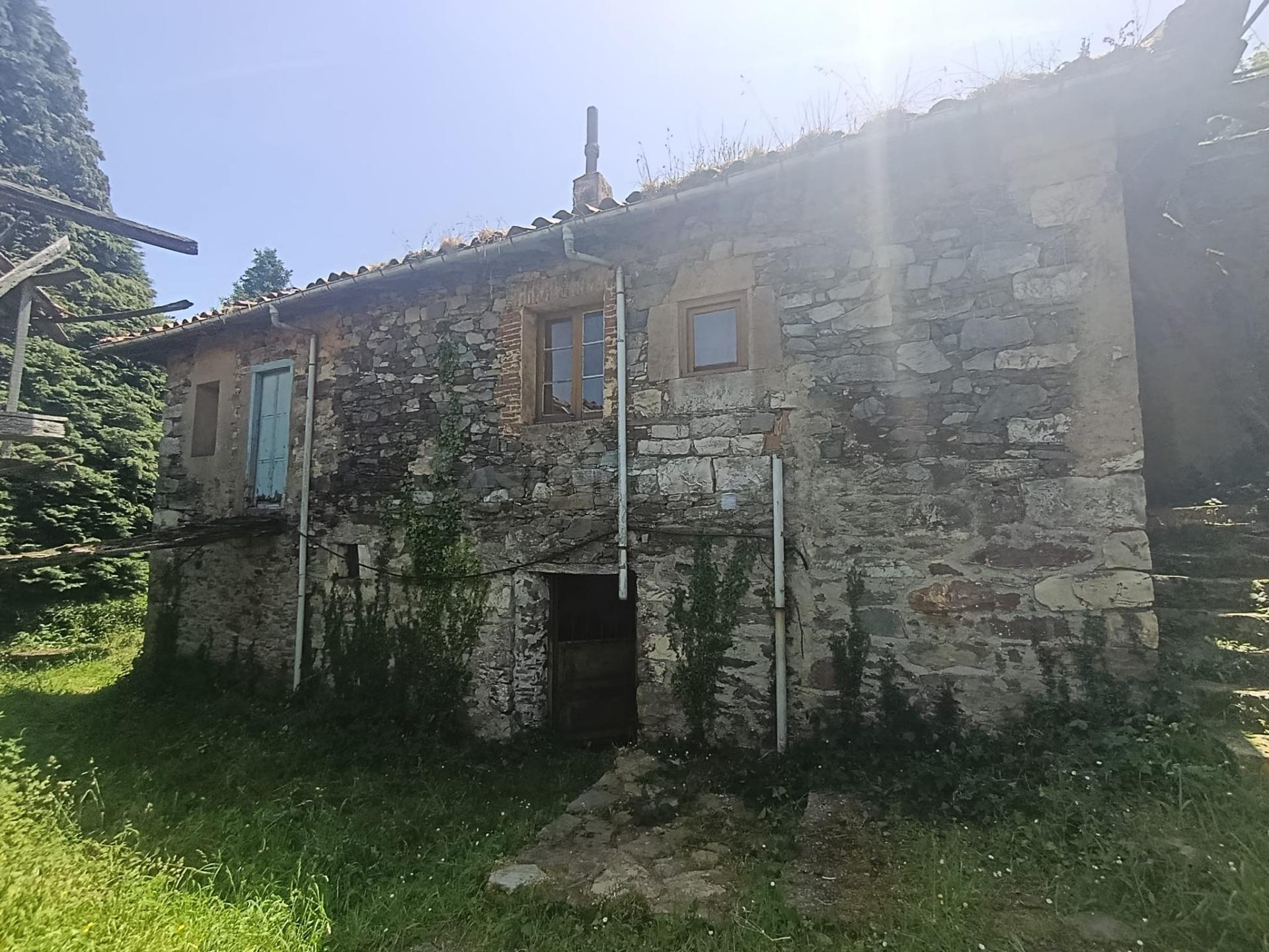 Una auténtica casona asturiana de piedra esperando volver a la vida