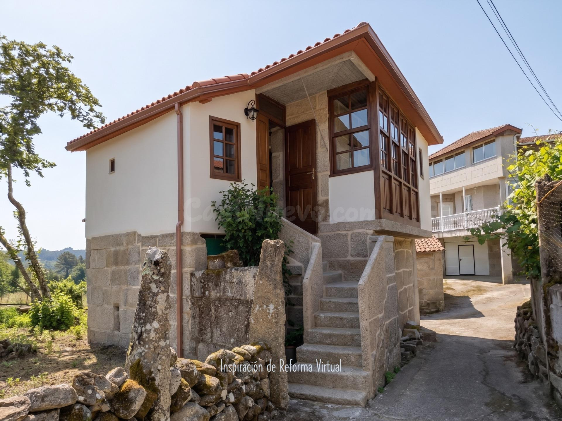 Casa de piedra para reformar con terreno en San Cristóbal de Cea