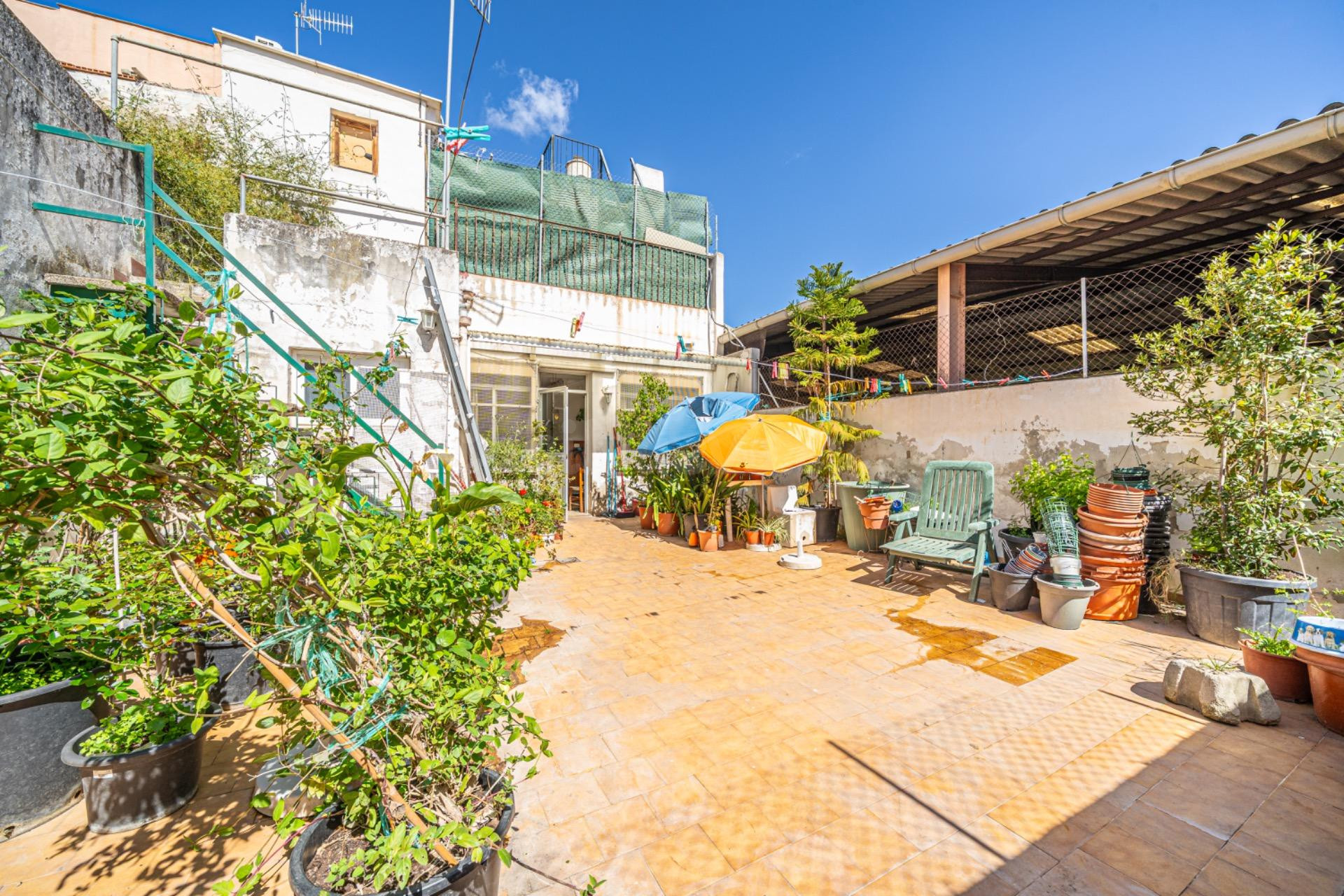 Planta baja en Inca de 3 habitaciones con gran terraza y mucho potencial