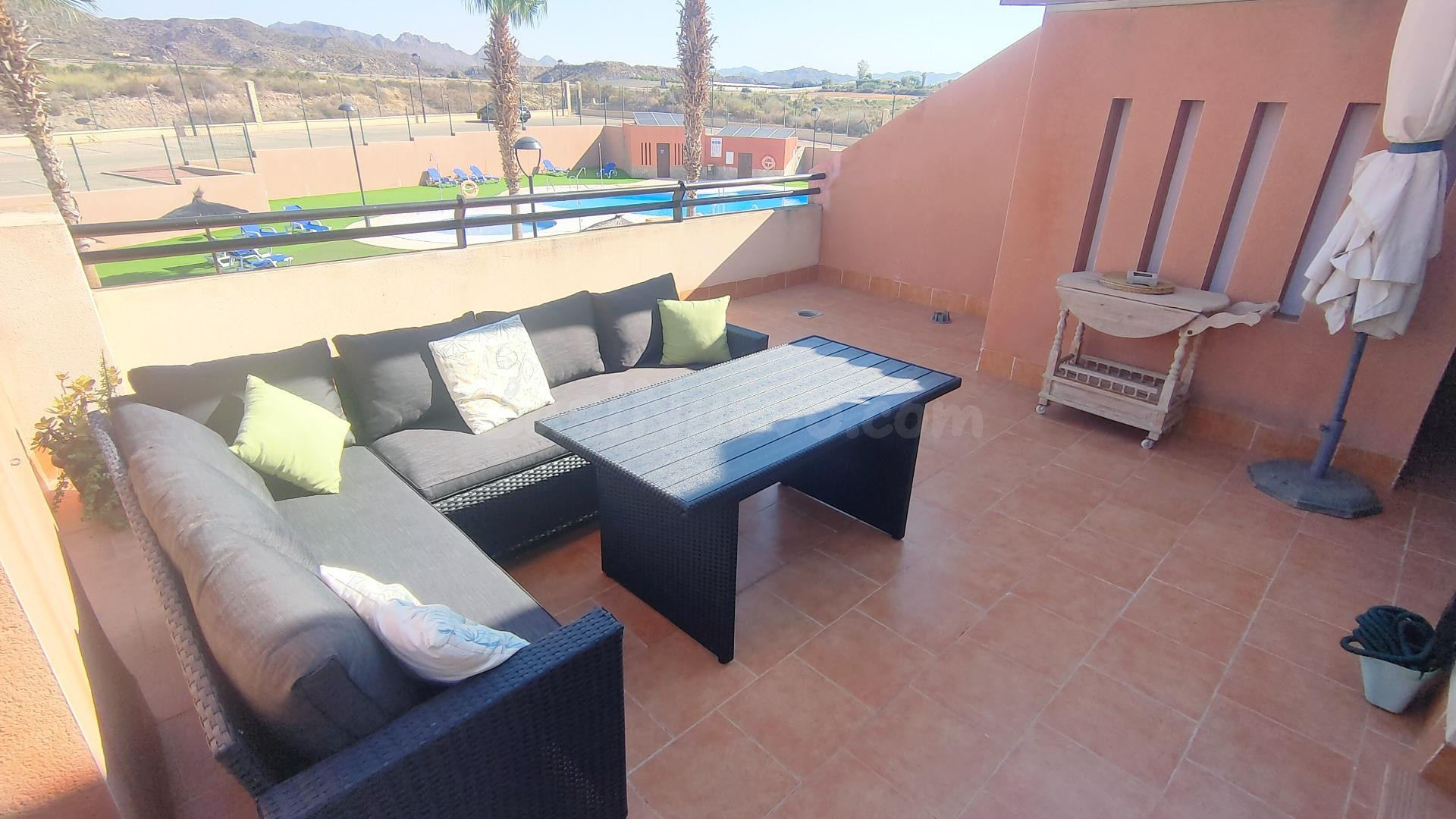 Apartamento listo para entrar a vivir de 2 dormitorios y 2 baños en urb. Mar de Tirreno – San Juan de los Terreros