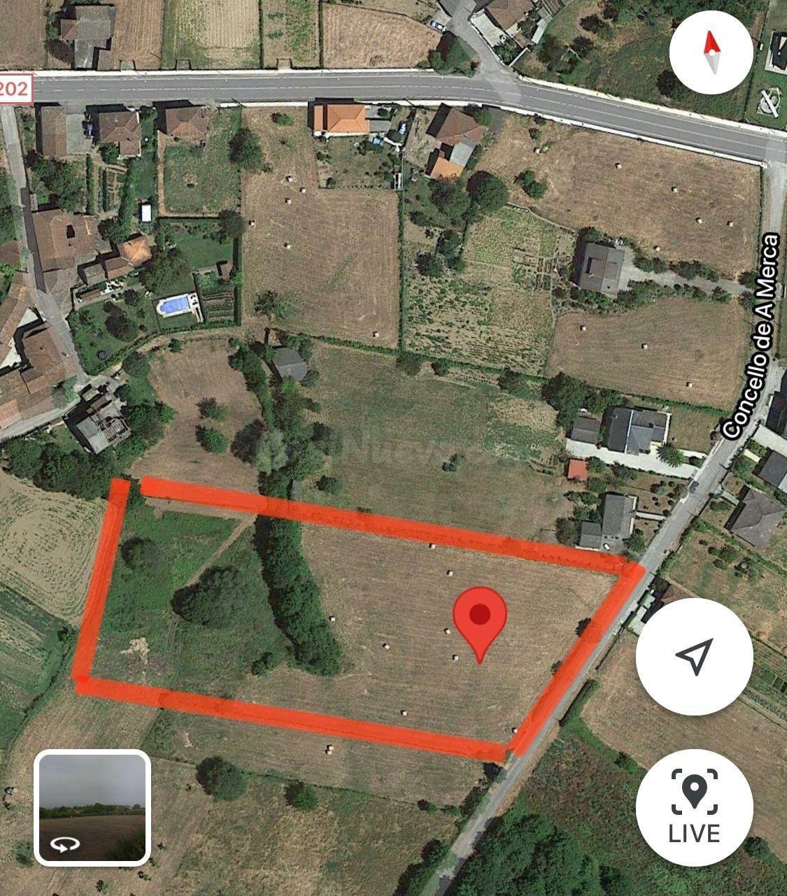 Finca urbanizable en Solveira a Merca