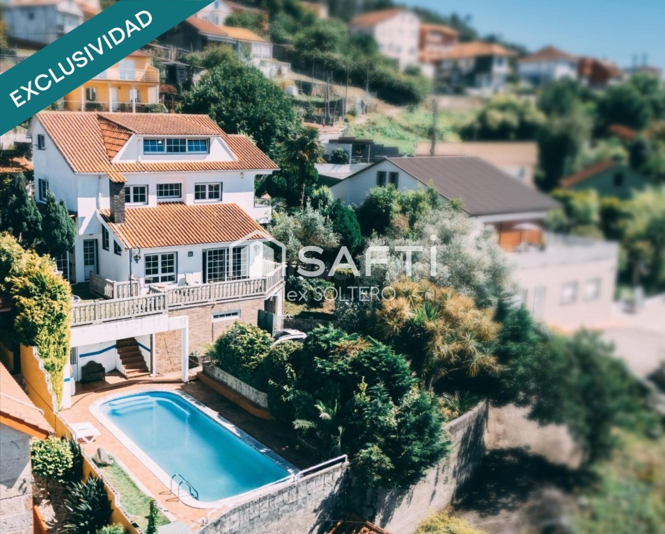 Chalet exclusivo - vistas únicas a la Ría de Vigo.