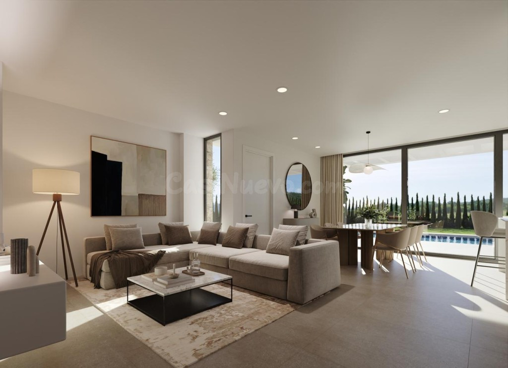 Entre el golf y el Mediterráneo: villa de 5 dormitorios con vistas al mar - foto 3