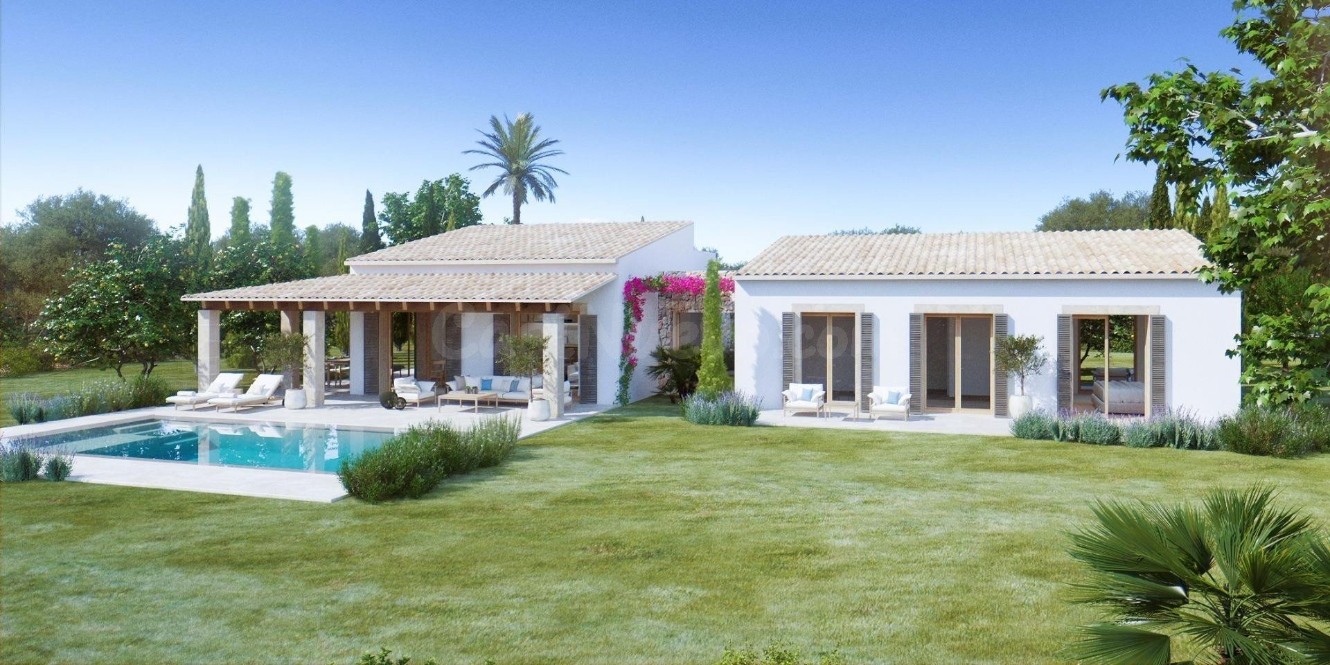 Casa Mallorquina de Campo con Cuatro Hectáreas de Terreno a las afueras de Maria de la Salut