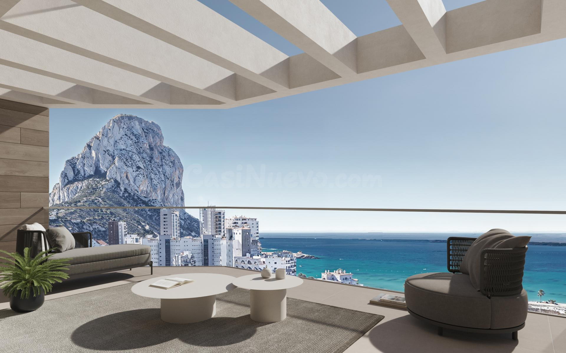 Ático 4 habitaciones 201m² en venta - Calpe