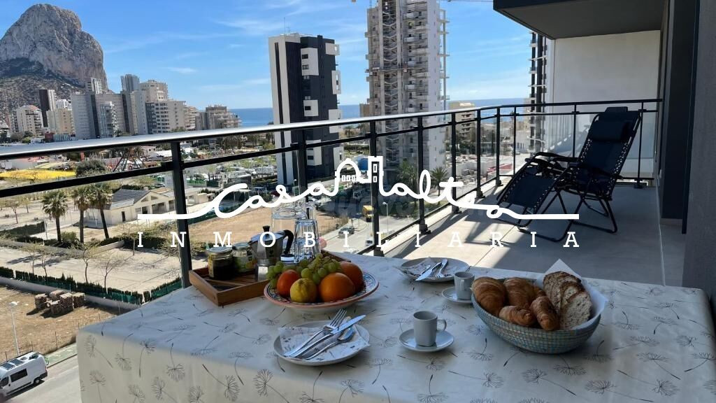 APARTAMENTO SUNRISE TOWER CALPE. ALQUILER LARGA ESTANCIA A P