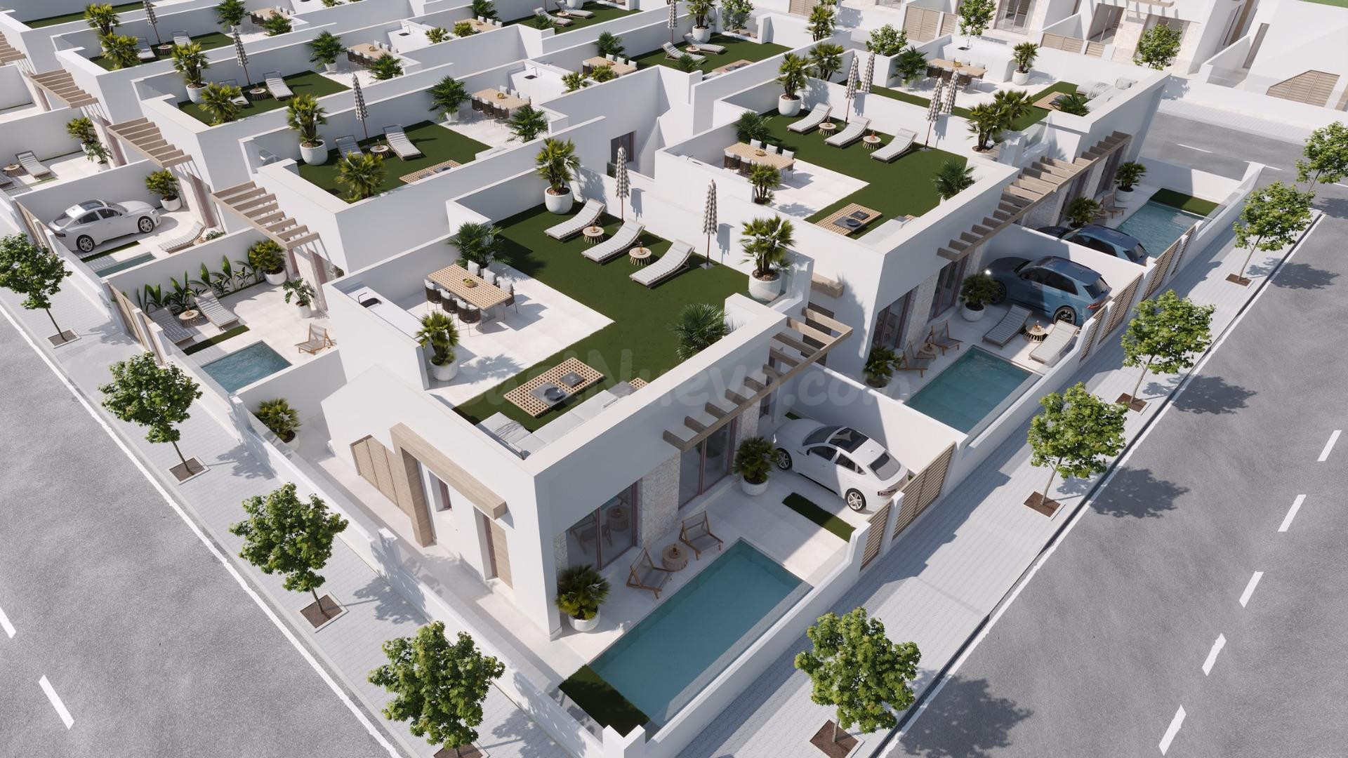 VILLAS PAREADAS DE OBRA NUEVA EN ROLDAN