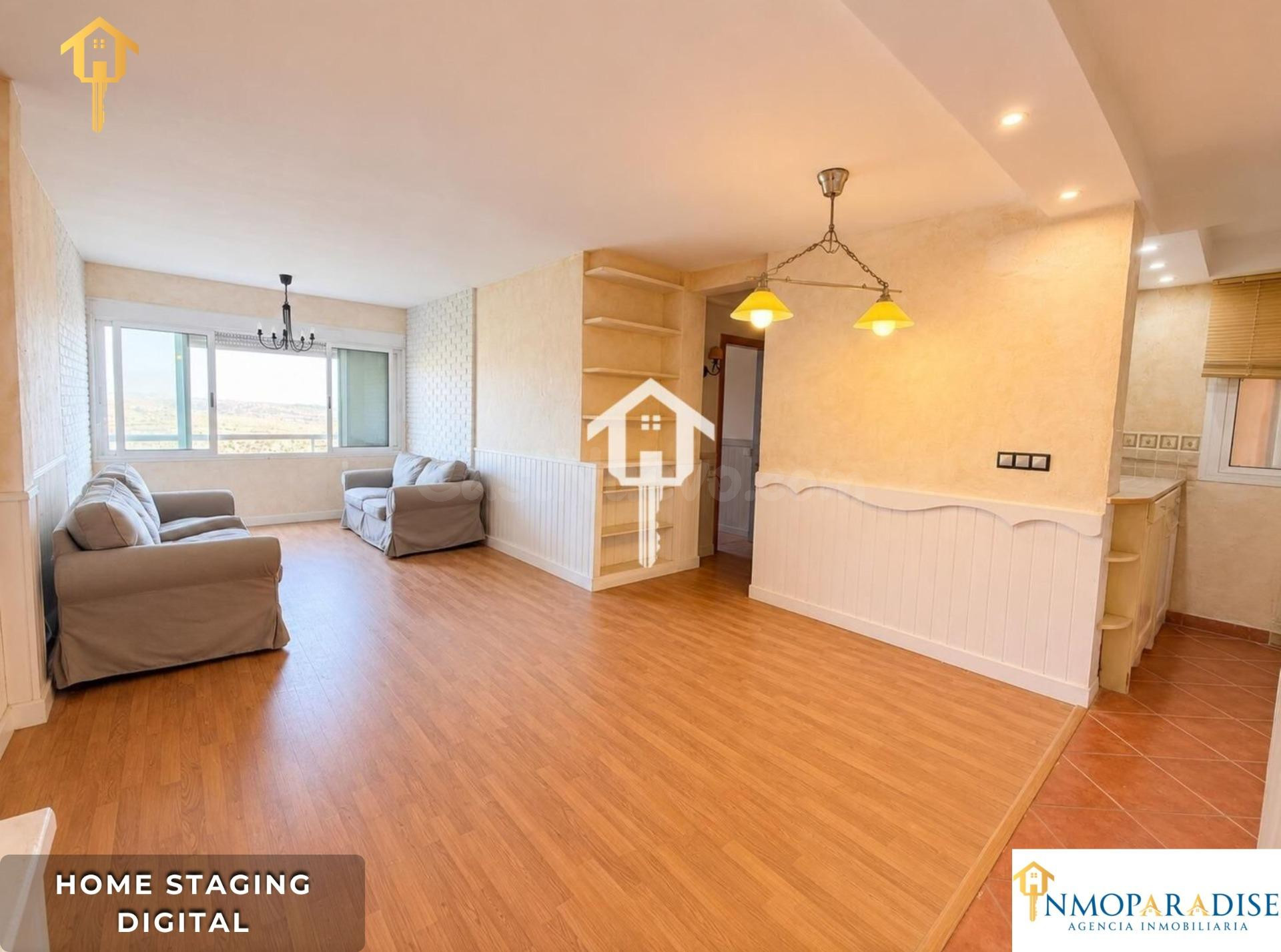 PISO DE 80 M2 CON GARAJE Y VISTAS DESPEJADAS EN ZONA CIUDAD ELEGIDA DE ALICANTE: 5ª PLANTA CON ASCENSOR