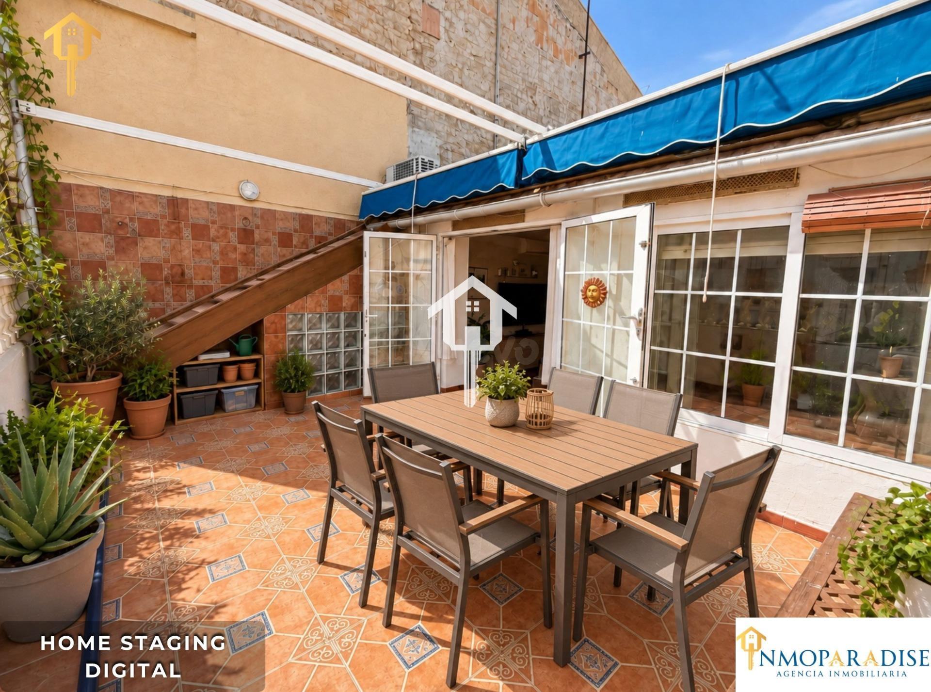 ÁTICO EN VENTA EN ALICANTE. ZONA DE SAN ANTÓN. 74m2, 2 habitaciones, PATIO, TRASTERO Y TERRAZA. ENTRADA INDEPENDIENTE