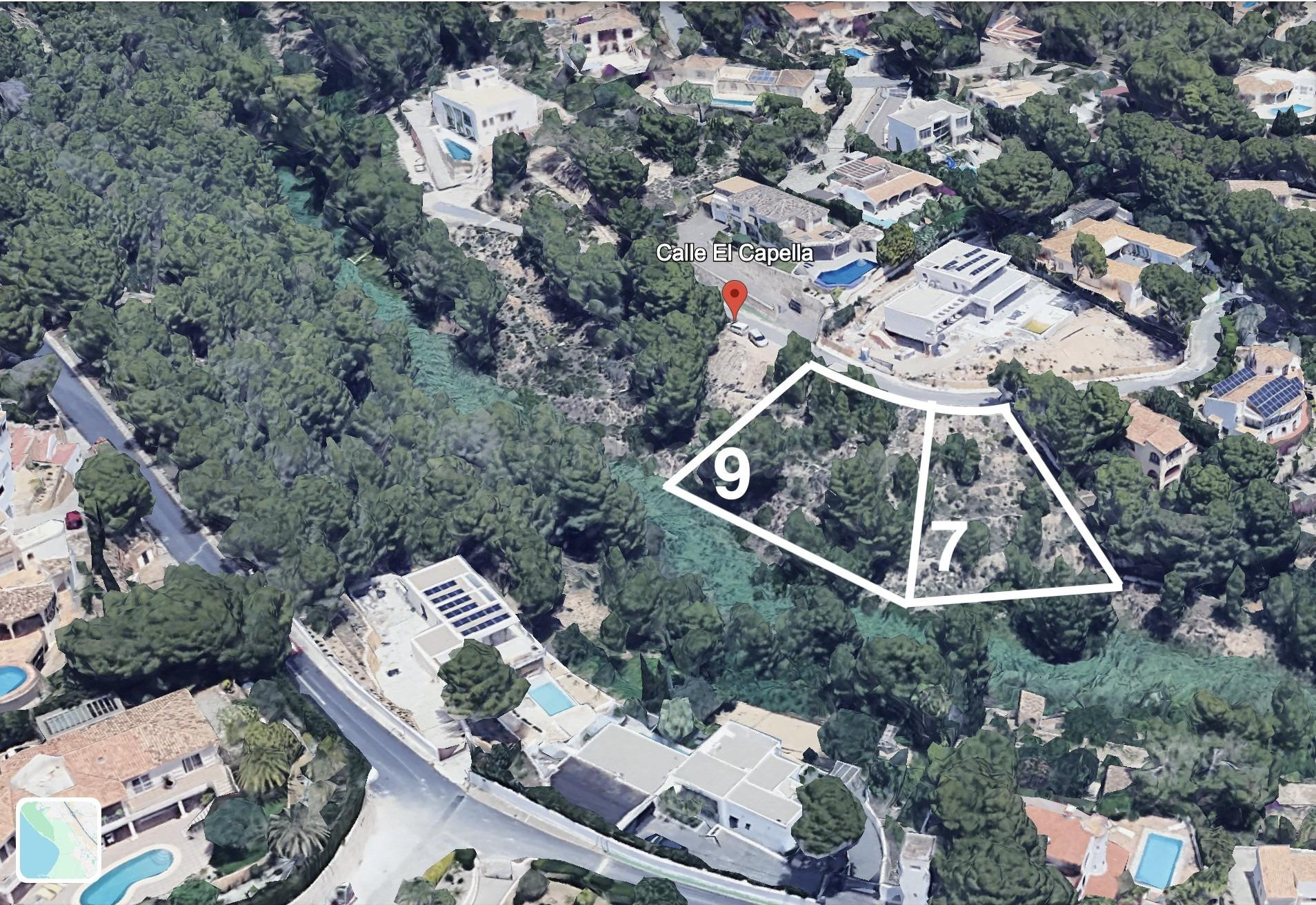 Parcela urbana exclusiva con vistas al mar en Galeras de las Palmeras – Altea