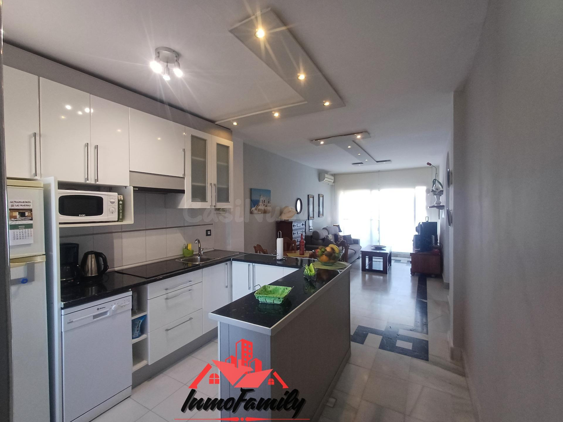 ALQUILER VACACIONAL, 1 DORM, TERRAZA, PISCINA, A 150m DEL MAR