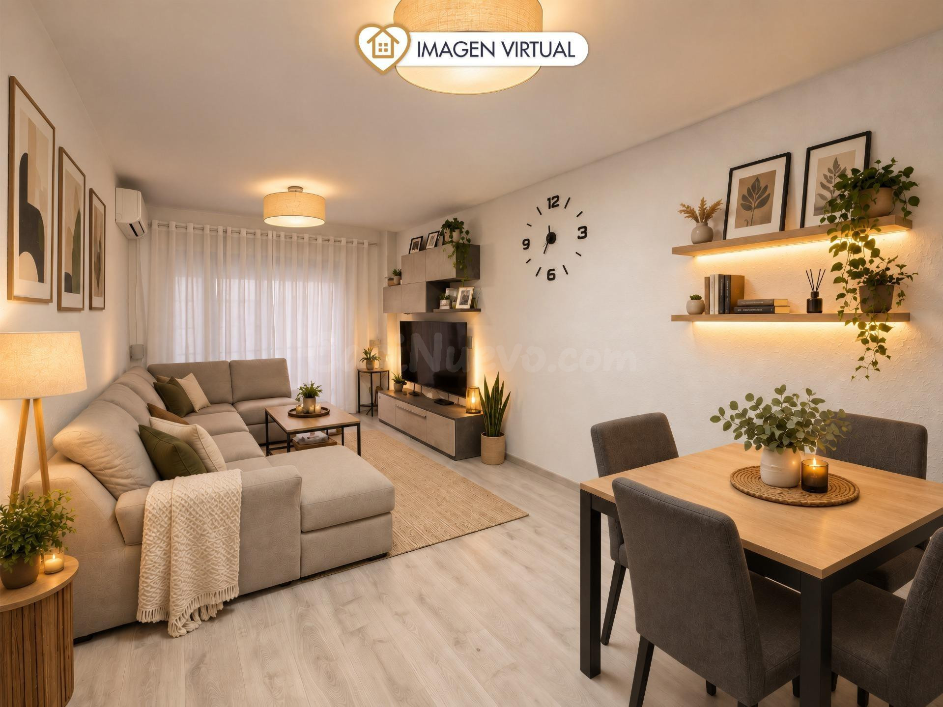 Piso con gran terraza de 120m2 y comedor de verano en una de las mejores zonas de Viladecans