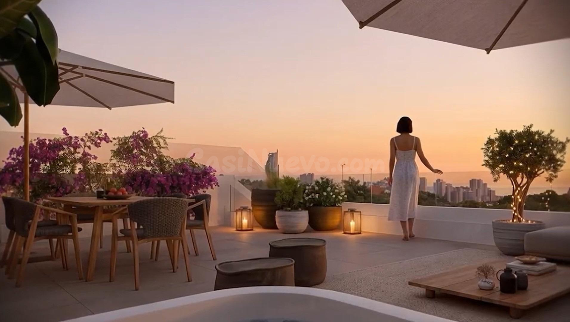 Apartamentos de nueva construcción con vistas al mar en Balcón de Finestrat, Costa Blanca