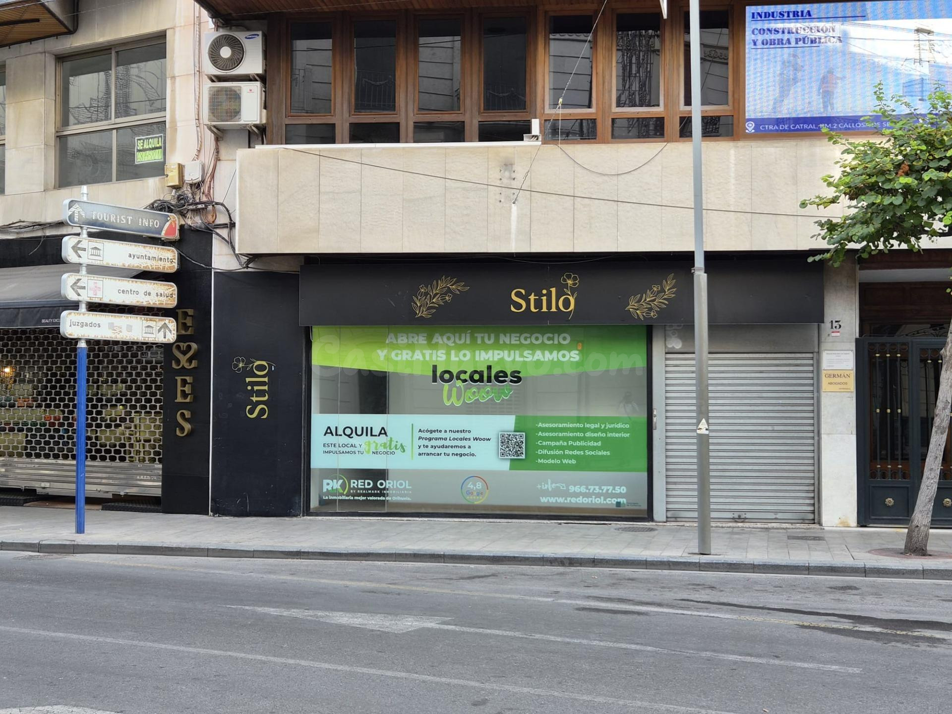 Local Premium con Máxima Visibilidad en Pleno Centro  de Orihuela junto a la Glorieta