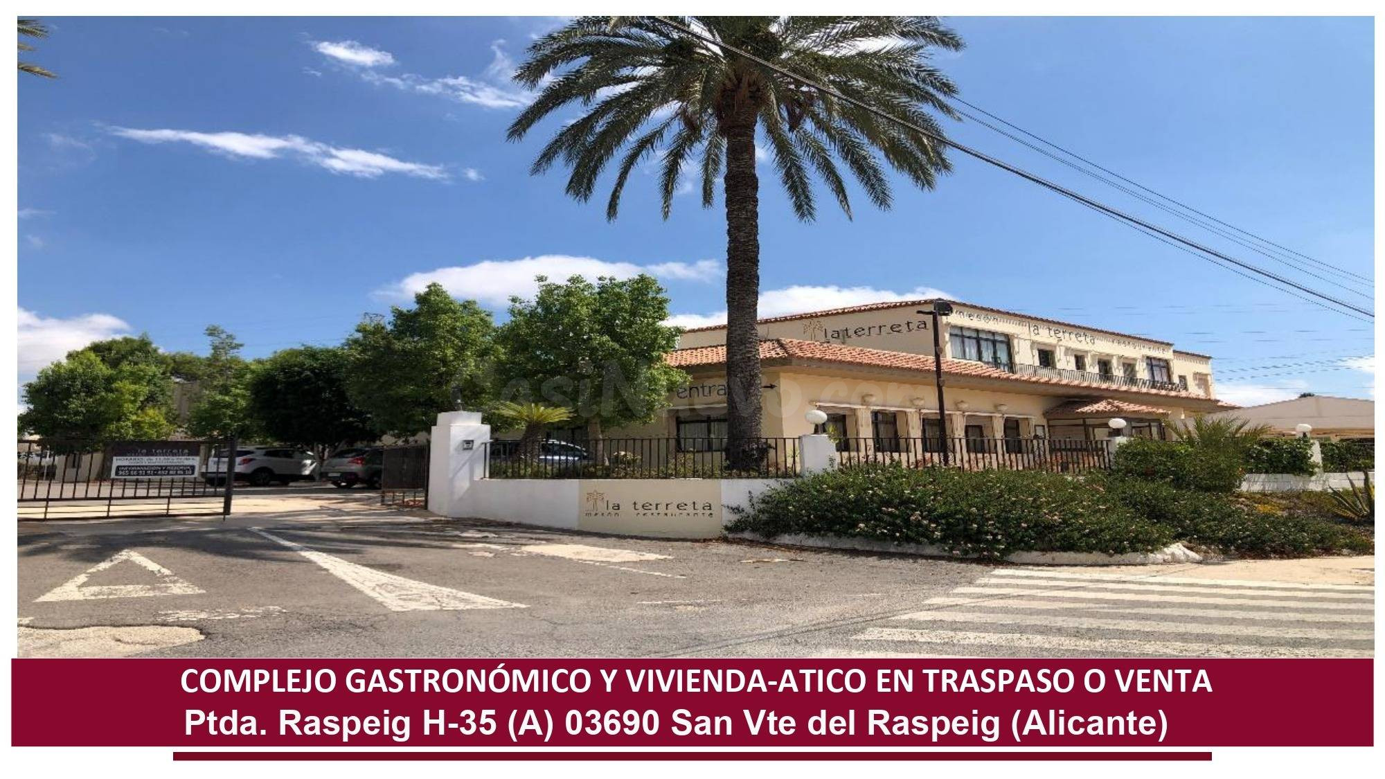 A LA VENTA LA TERRETA EL MITICO MESÓN DE SAN VICENTE DEL RASPEIG!!