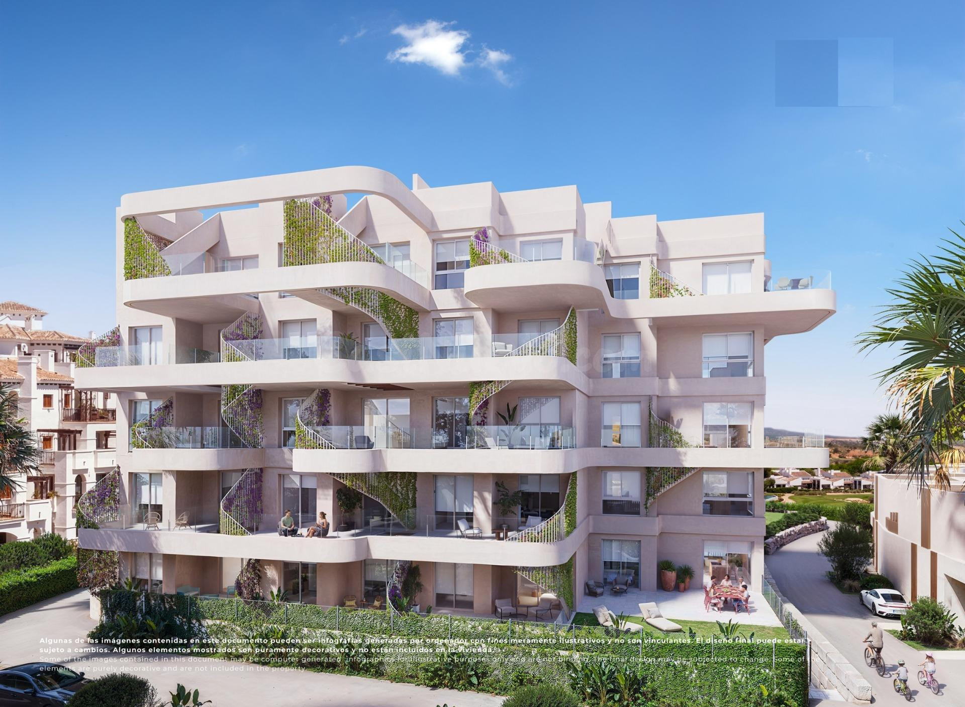 Apartamentos de lujo en primera línea de golf en El Valle Golf Resort, Murcia