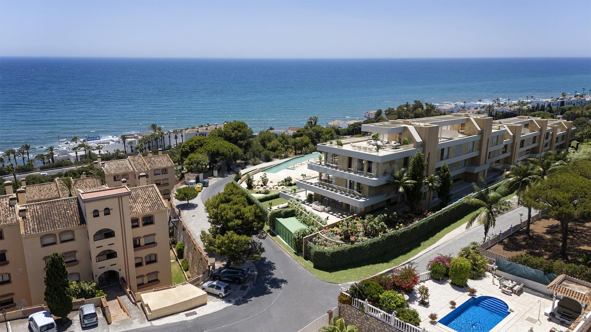 Apartamento en planta baja  de Obra Nueva en Torrenueva- Mijas