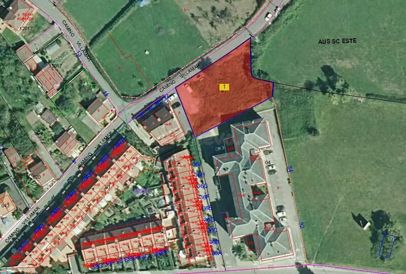 Terreno urbanizable 1176m² en venta - San Claudio-Trubia-Las Caldas