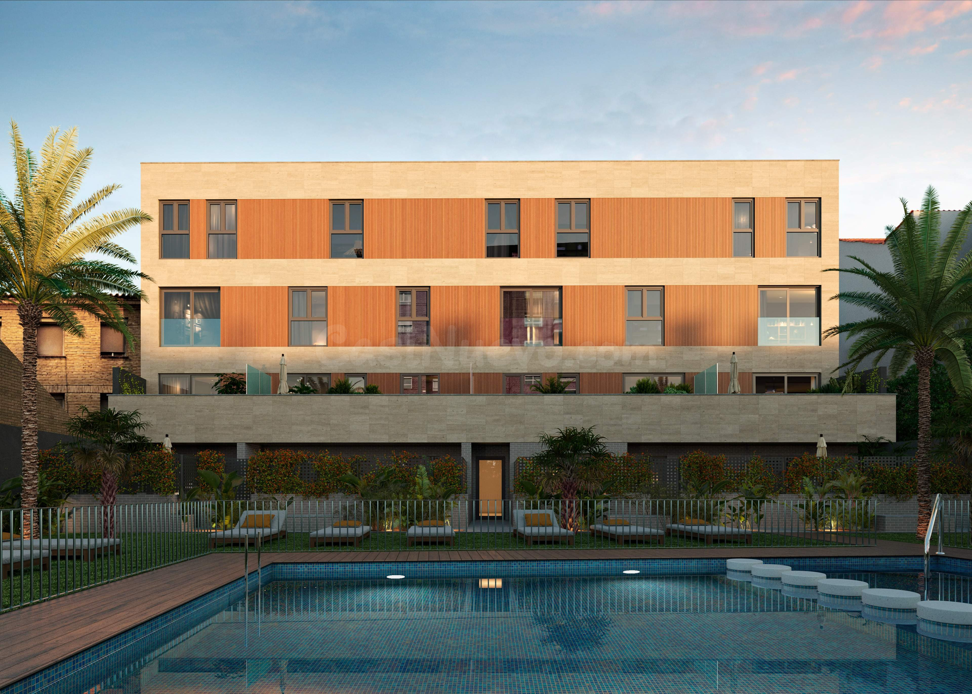Obra Nueva en Casablanca: Bajos y Dúplex con terraza, piscina, garaje y trastero