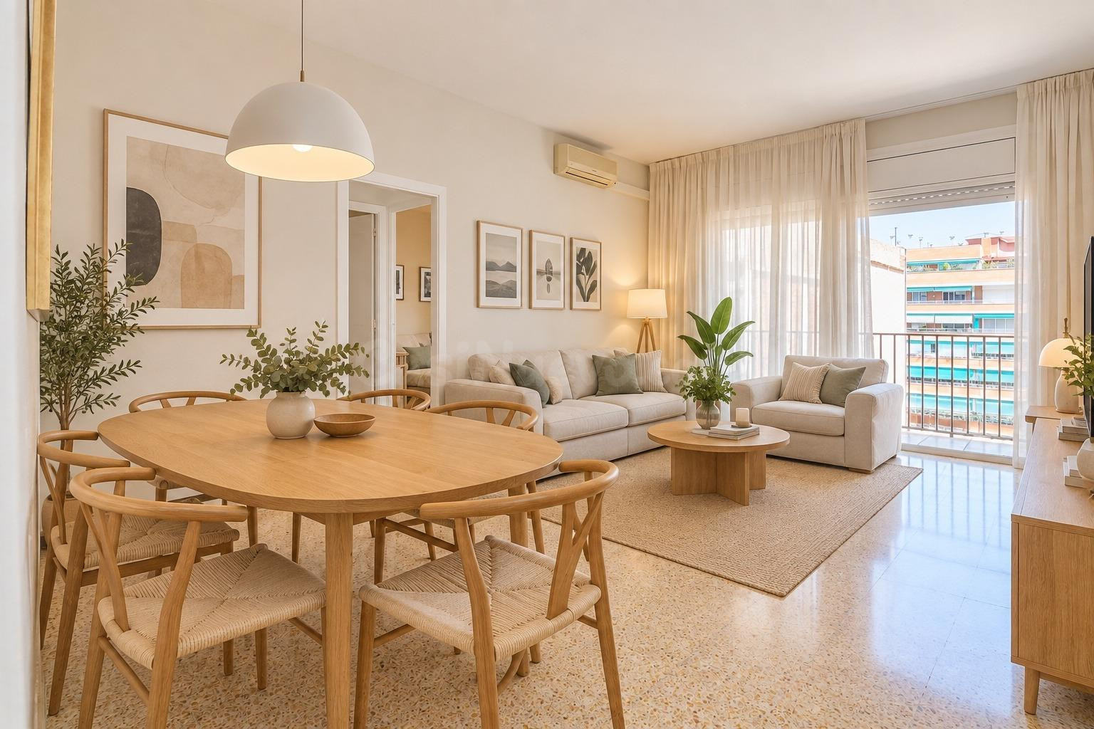 Un piso alto, tranquilo y con mucho potencial junto a Glòries y Encants