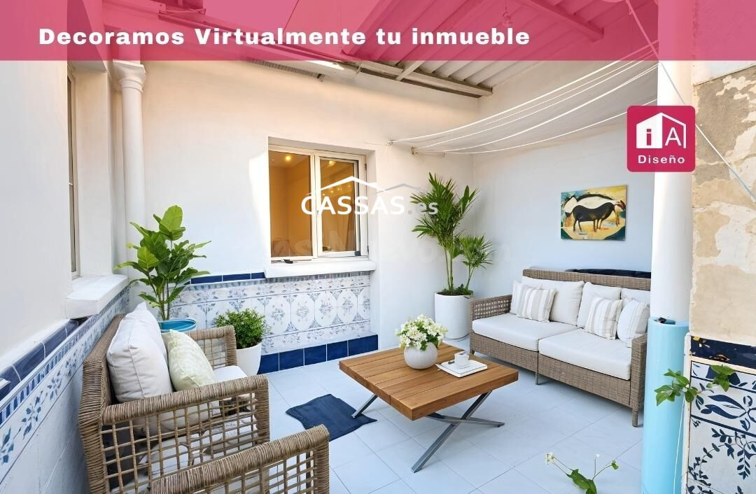 ZONA CENTRO - PLAZA HABANA.  Casa baja de 3 habitaciones y patio.