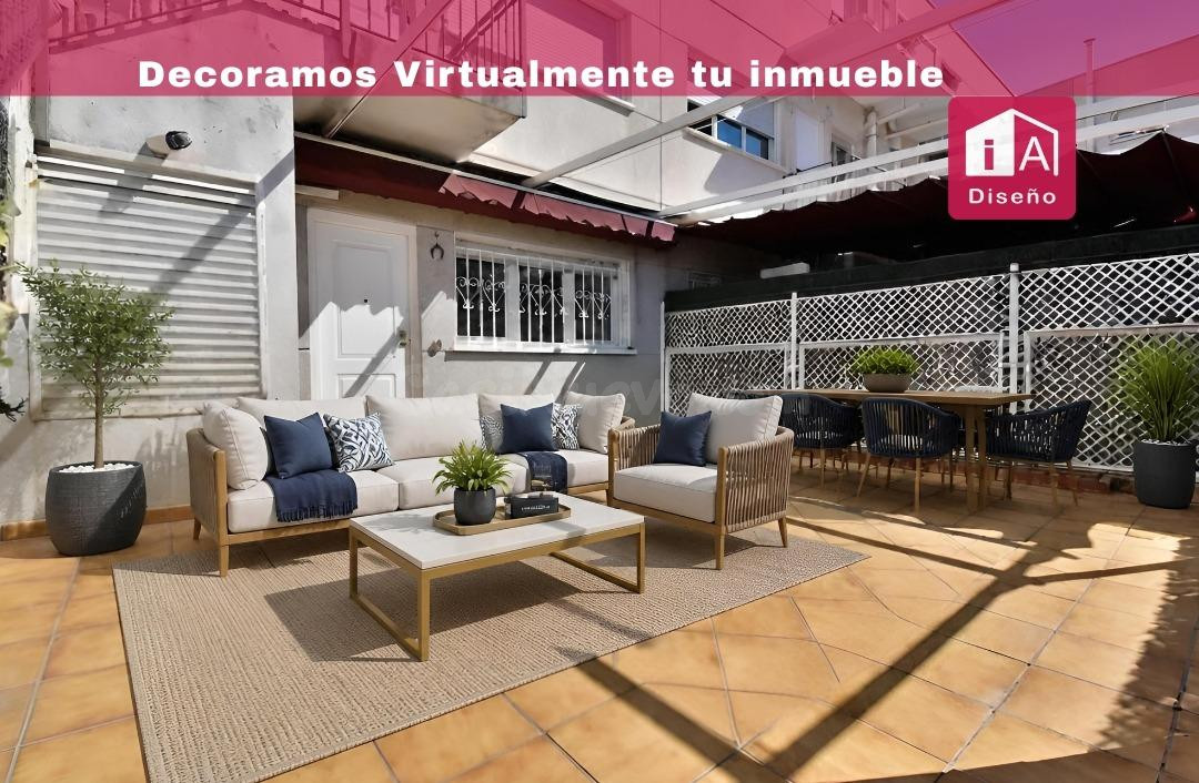 ZONA VIRGEN DE LORETO - Bajo con Jardín de 3 habitaciones, 2 baños , patio de 30 m2, piscina, garaje y trastero