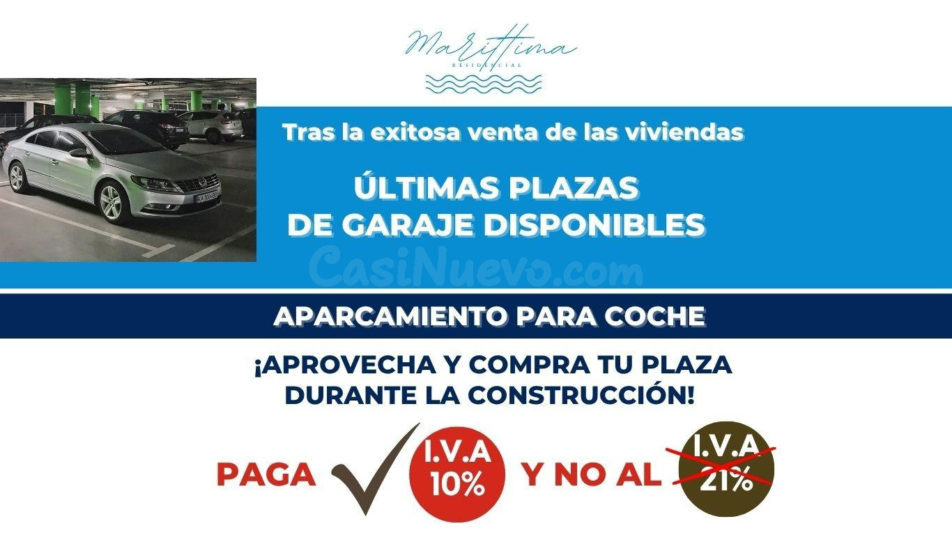 PLAZAS DE GARAJE DISPONIBLES EN EXCLUSIVO RESIDENCIAL EN LA MEJOR ZONA DE EL CAMPELLO DE ALICANTE