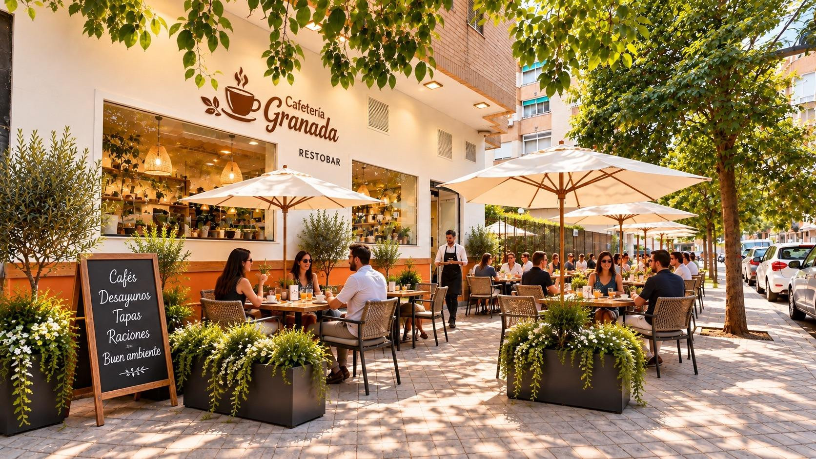Local de hostelería en venta en Granada | 192 m2, terraza, cocina profesional y aislamiento acústico certificado