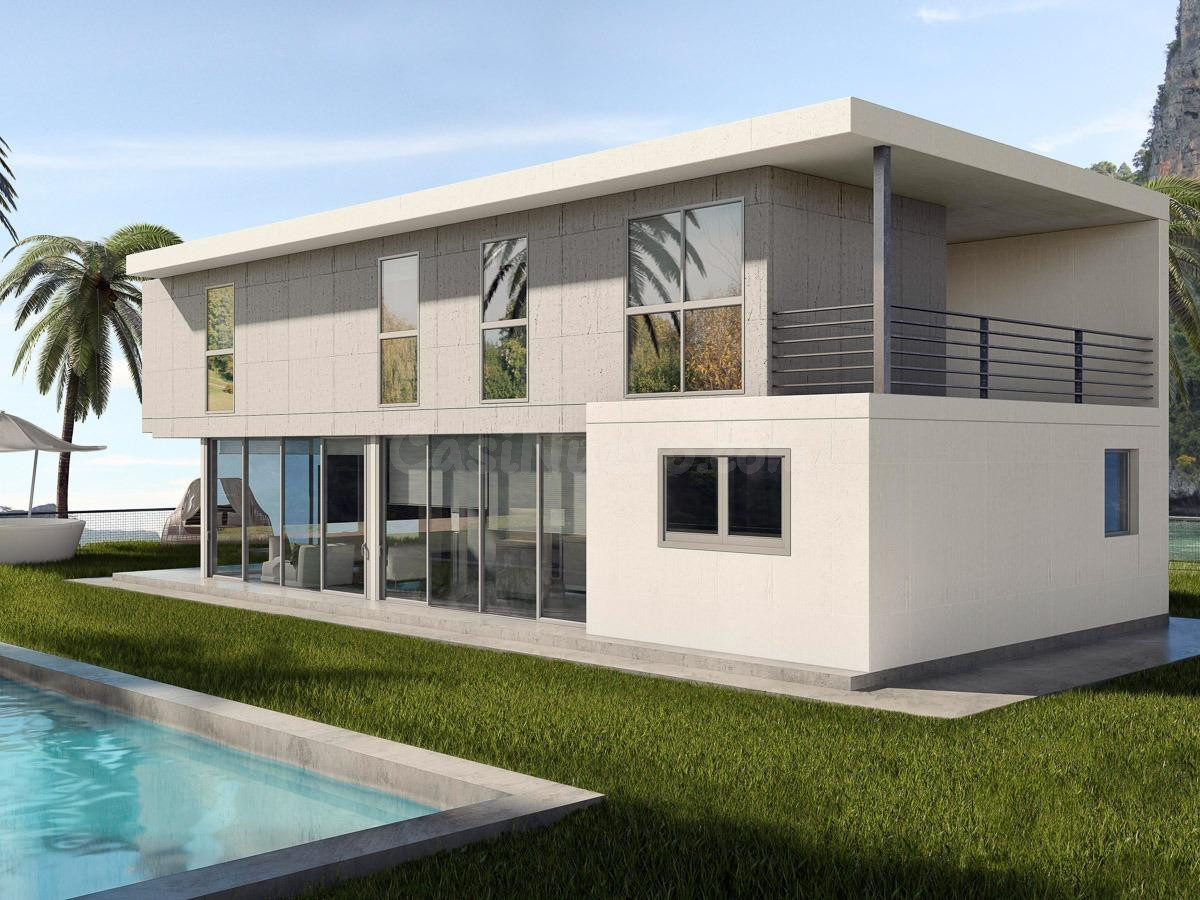 Villa de Obra Nueva en Monte y Mar, Gran Alacant con Piscina Privada y Jardín