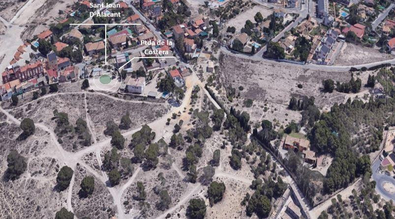 Parcela urbana de 840 m2 para uso residencial en Sant Joan d’Alacant