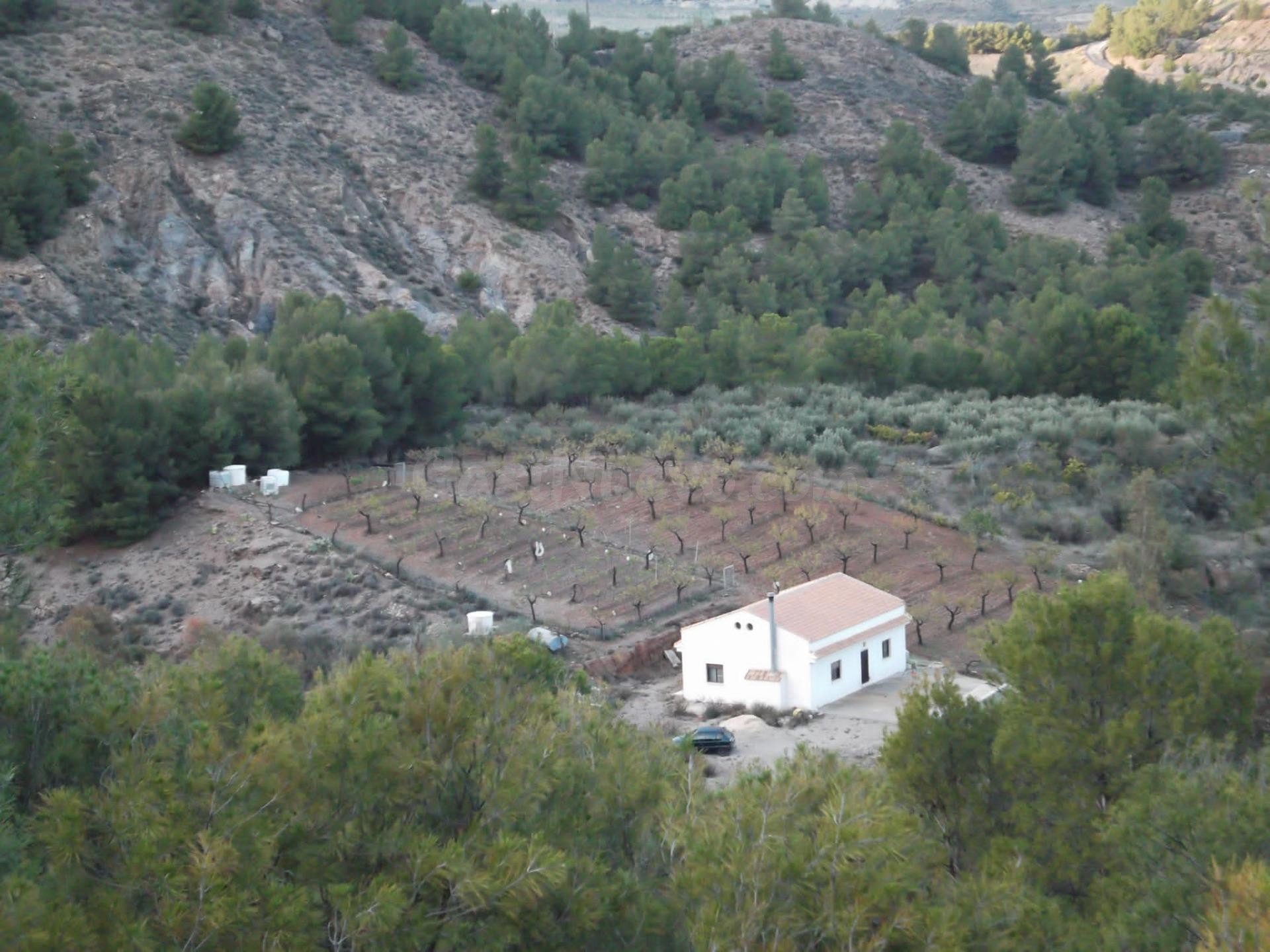 Casa de campo de nueva construcción con 8.000 m2 de terreno en Purchena (Almería)