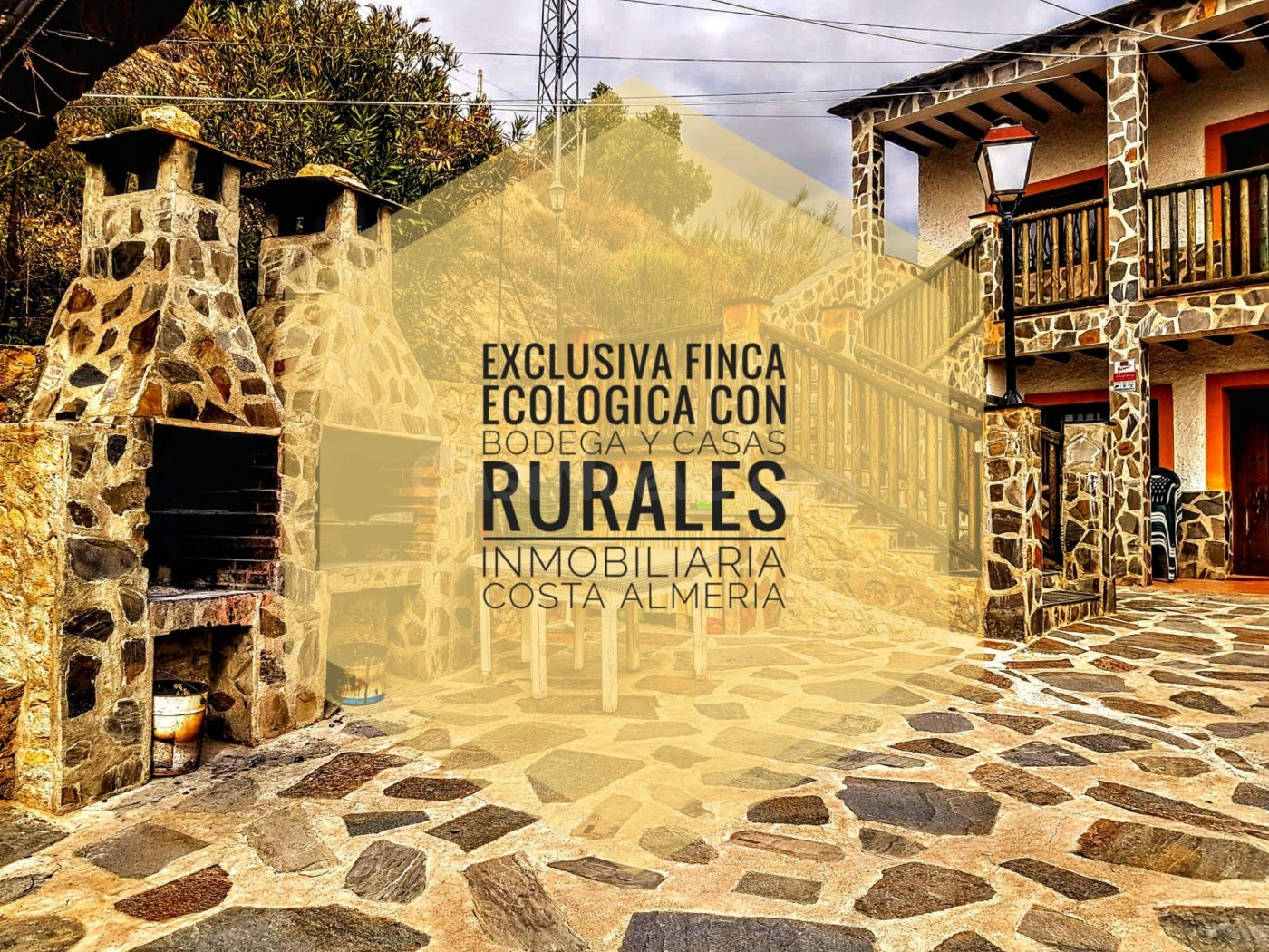FINCAS EN LAROLES GRANADA  DOS FINCAS EXCLUSIVA FINCA ECOLOGICA CON BODEGA Y CASA RURALES