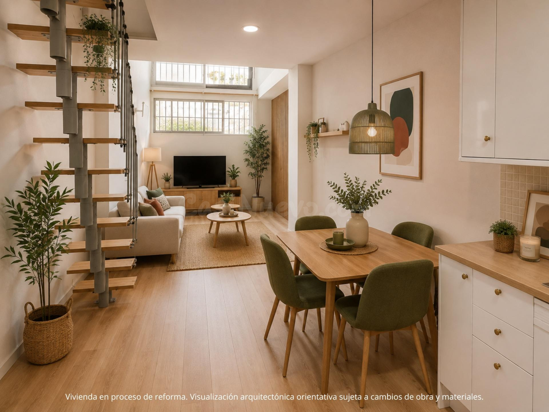 ¡Oportunidad única! Vivienda de 53 m2 a estrenar tras reforma integral, diseñada con un estilo moderno, funcional y acogedor.