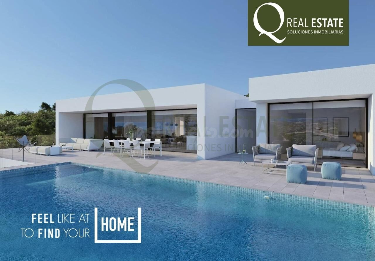 Villa de lujo en Calpe con vistas al mar, piscina privada y diseño contemporáneo