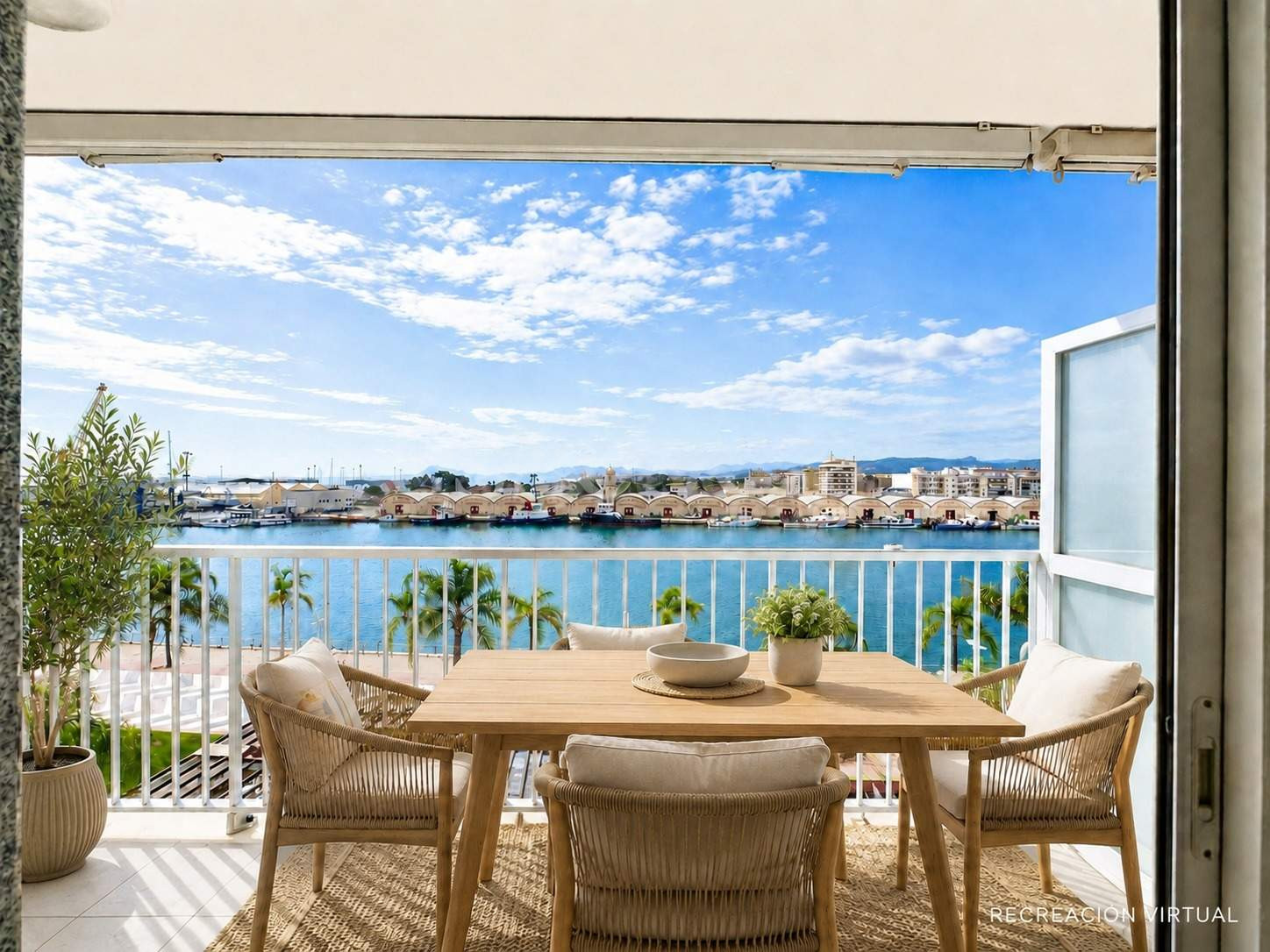 FABULOSO APARTAMENTO REFORMADO EN PRIMERA LINEA DEL PUERTO DE GANDIA - VISTAS AL MAR
