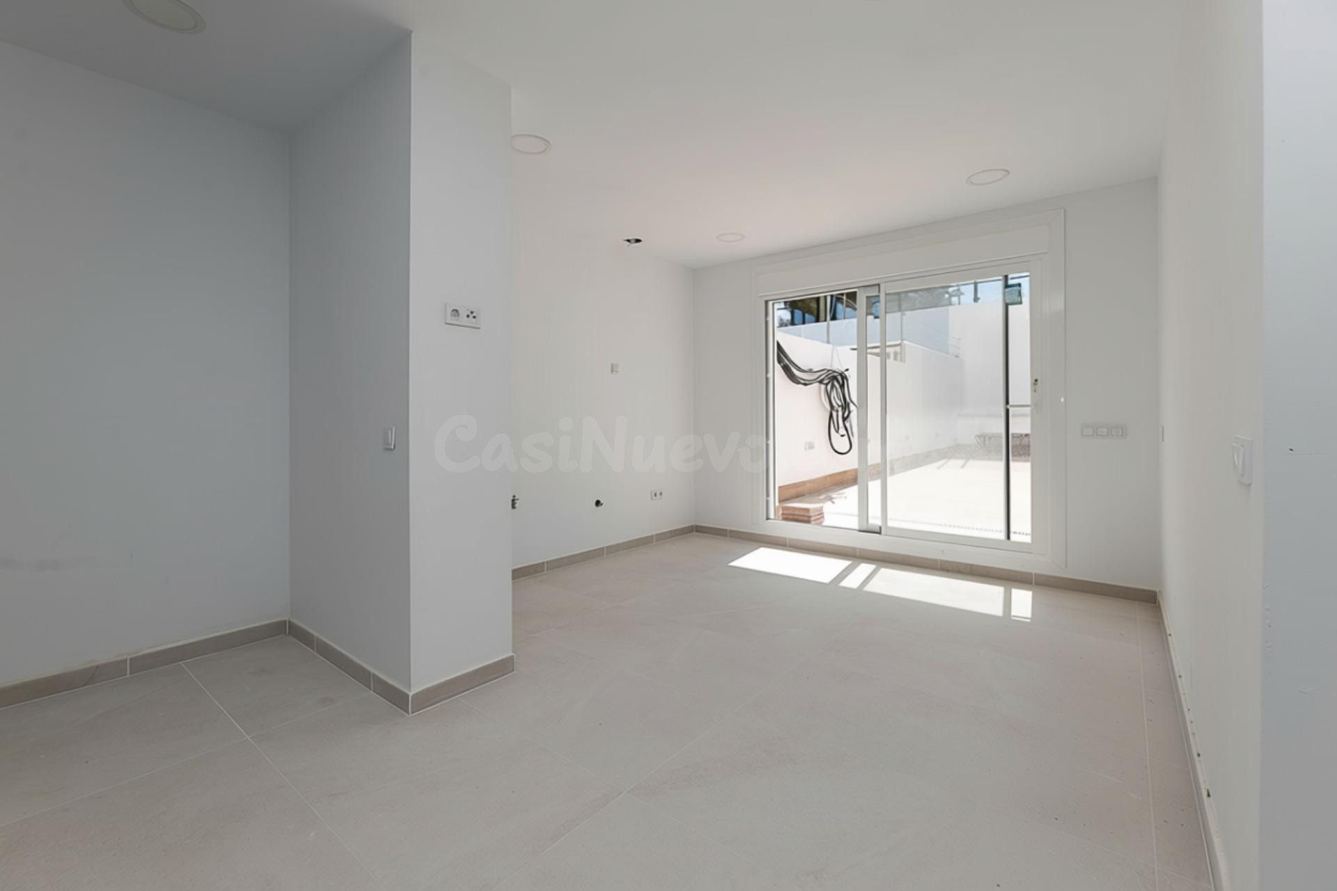 Obra nueva en Coll d’en Rabassa: vivienda de diseño con gran terraza en planta