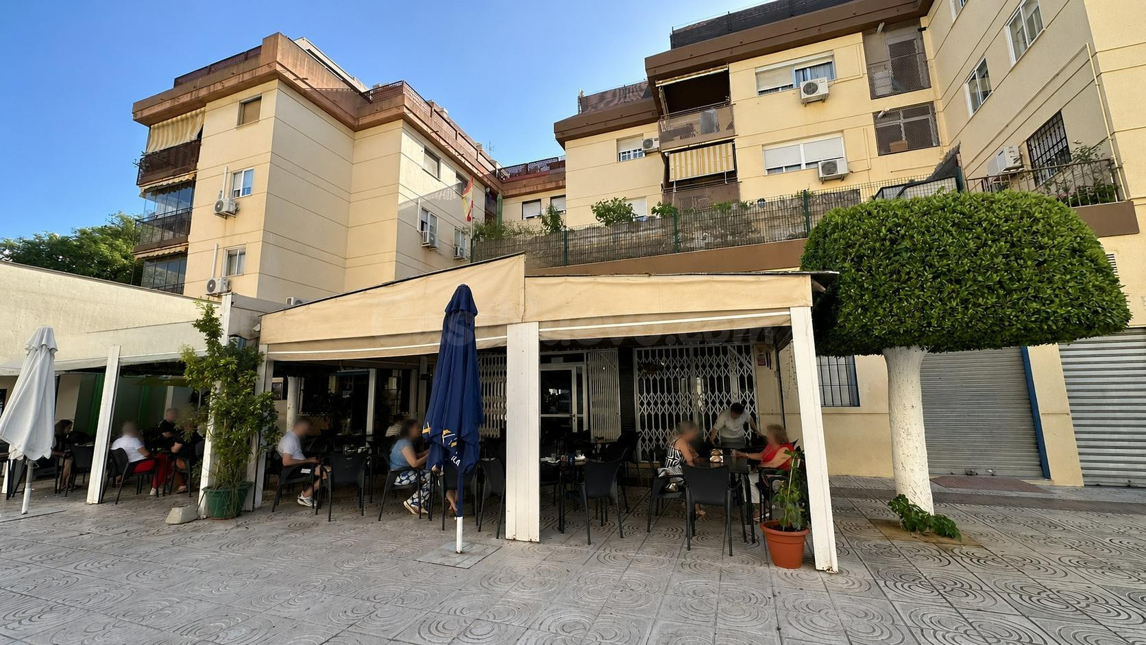 Traspaso bar en pleno funcionamiento en Teatinos con gran terraza privada sin tasas