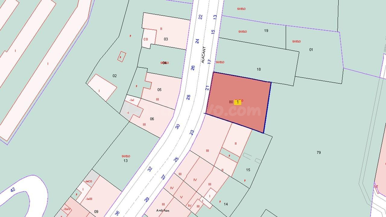 SUELO URBANO DE USO RESIDENCIAL EN ALCOI. SIN COMISIÓN DE AGENCIA