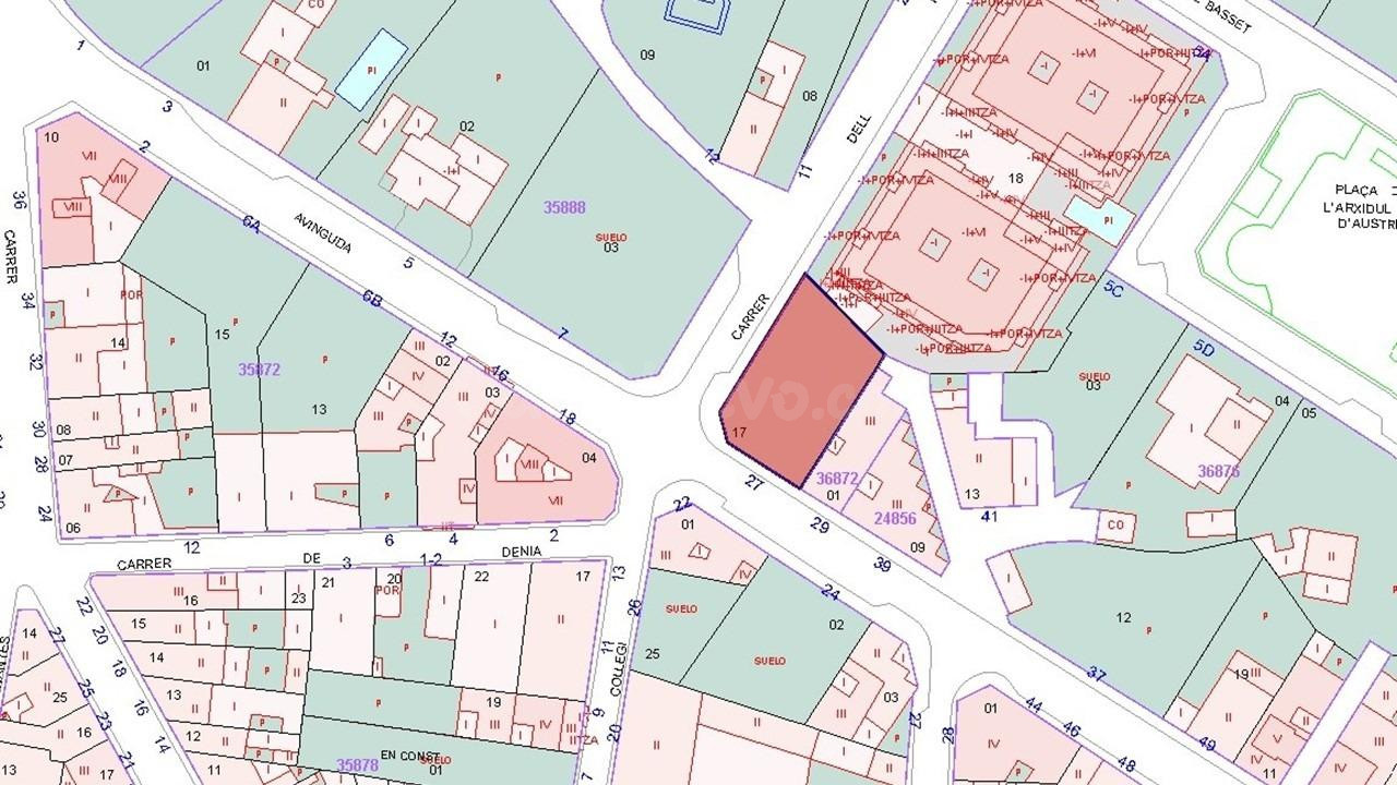 SOLAR DE USO RESIDENCIAL EN PEDREGUER. SIN COMISIÓN DE AGENCIA