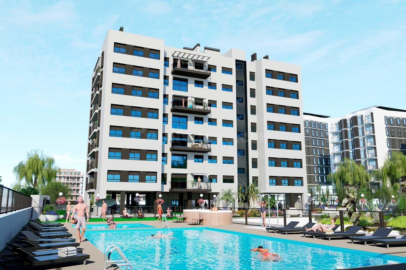 PISOS DE UN DORMITORIOS CON EXCELENTES CALIDADES, PISCINA Y ZONAS COMUNES EN BOERA PARK, GARAJE NO INCLUIDO EN EL PRECIO