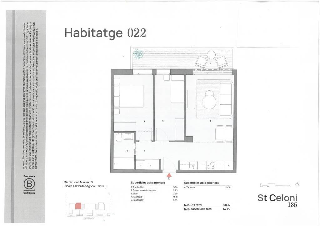 SANT CELONI (LES TORRES): PROMOCIÓN  PISOS DE 2 O 3 DORMITORIOS CON TERRAZAS Y ZONA COM. CON PISCINA