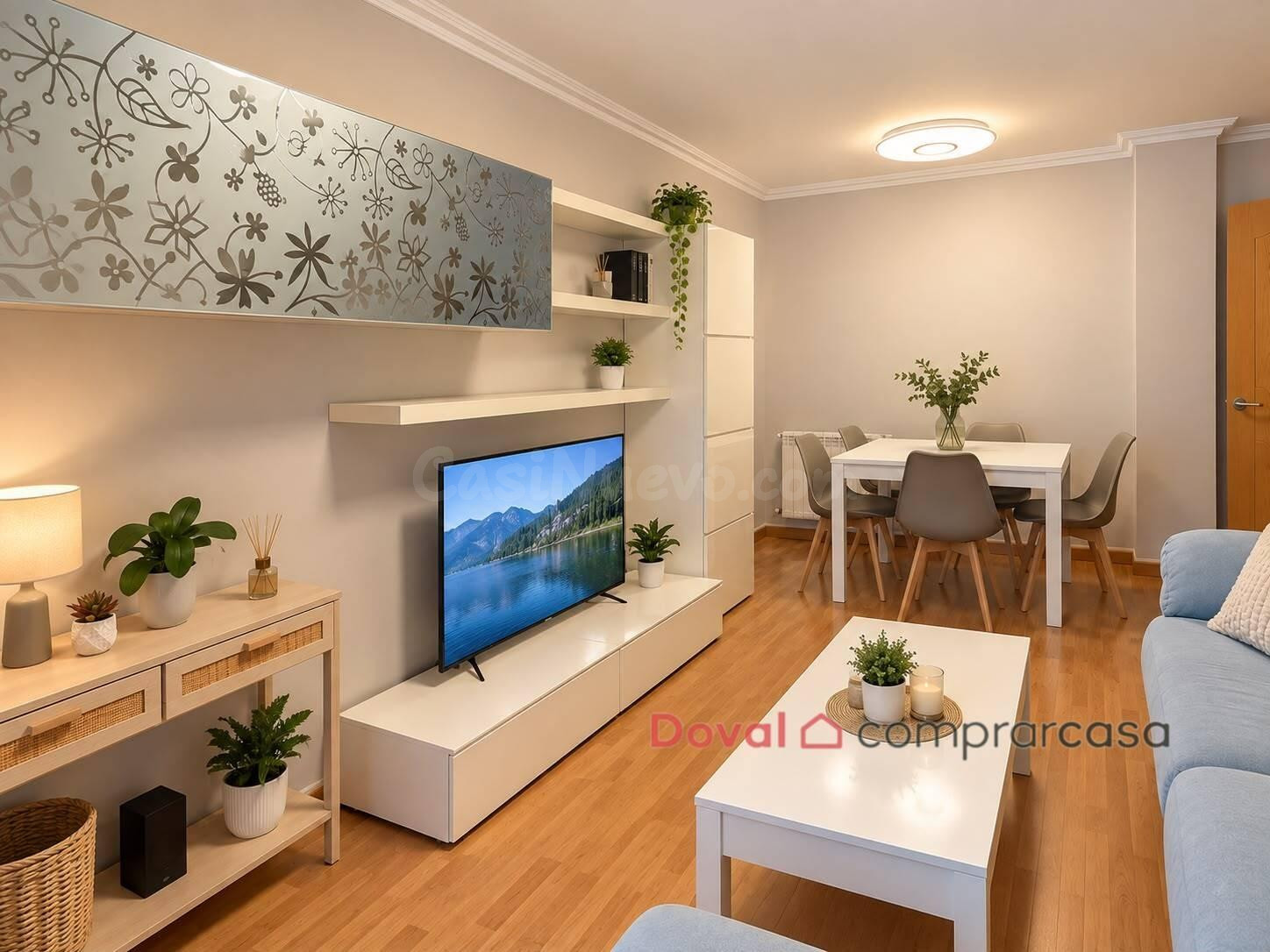 Amplio piso de 3 dormitorios en venta en O Porriño con garaje, trastero y terraza