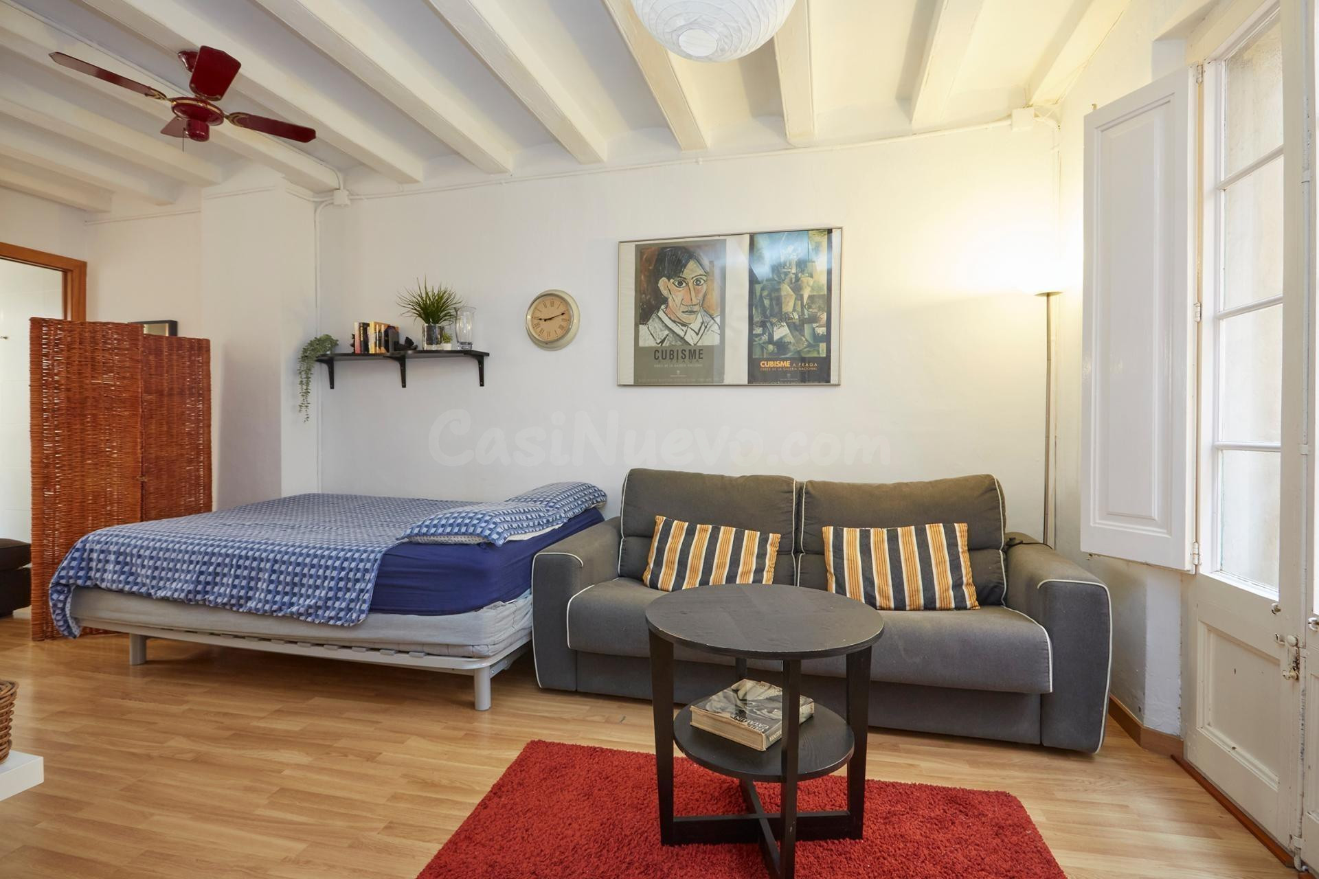 Oportunidad de Inversión en el Gòtic: Loft Reformado con Renta Activa