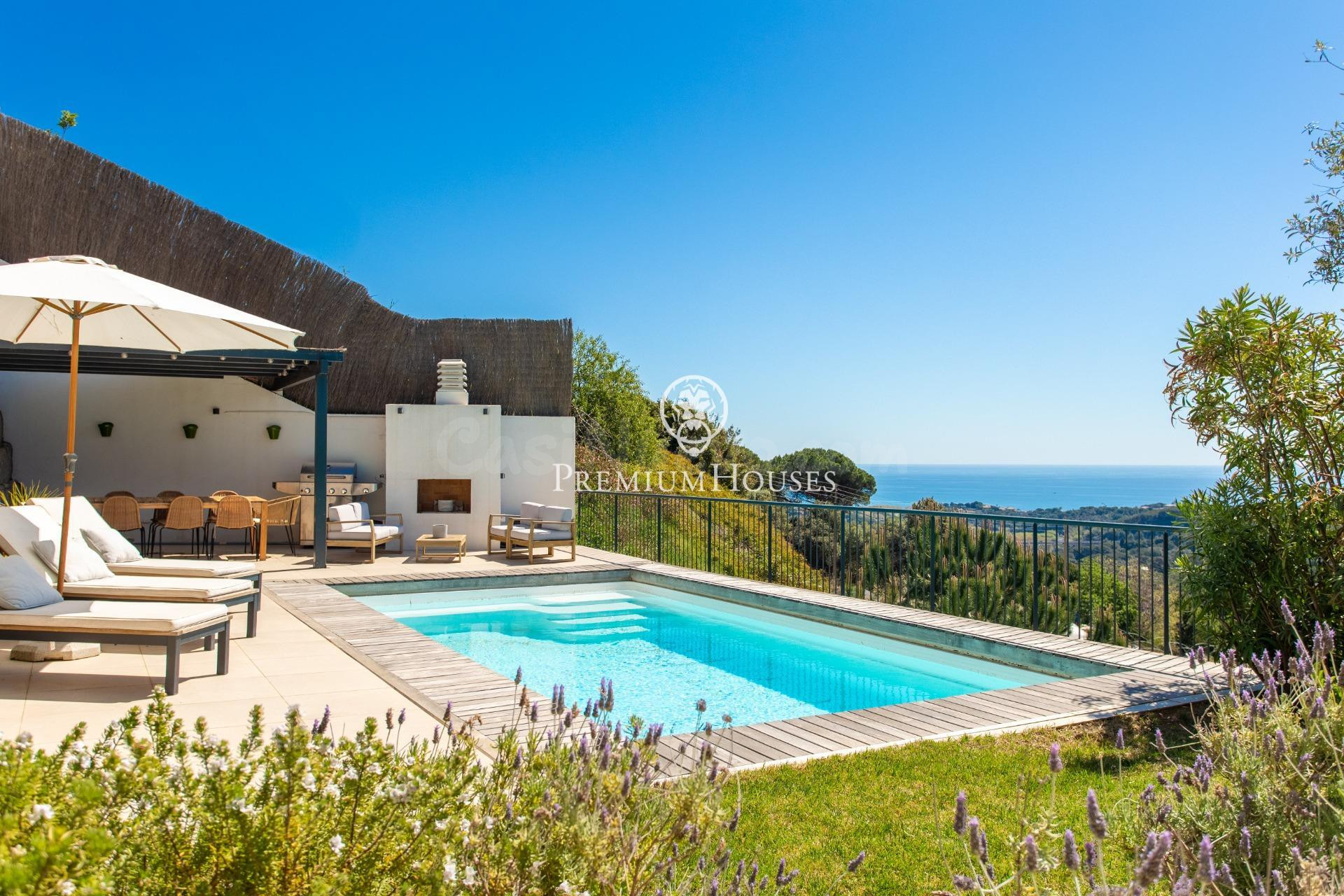 Casa en venta en exclusiva con espectaculares vistas al mar en venta en Sant Cebrià de Vallalta