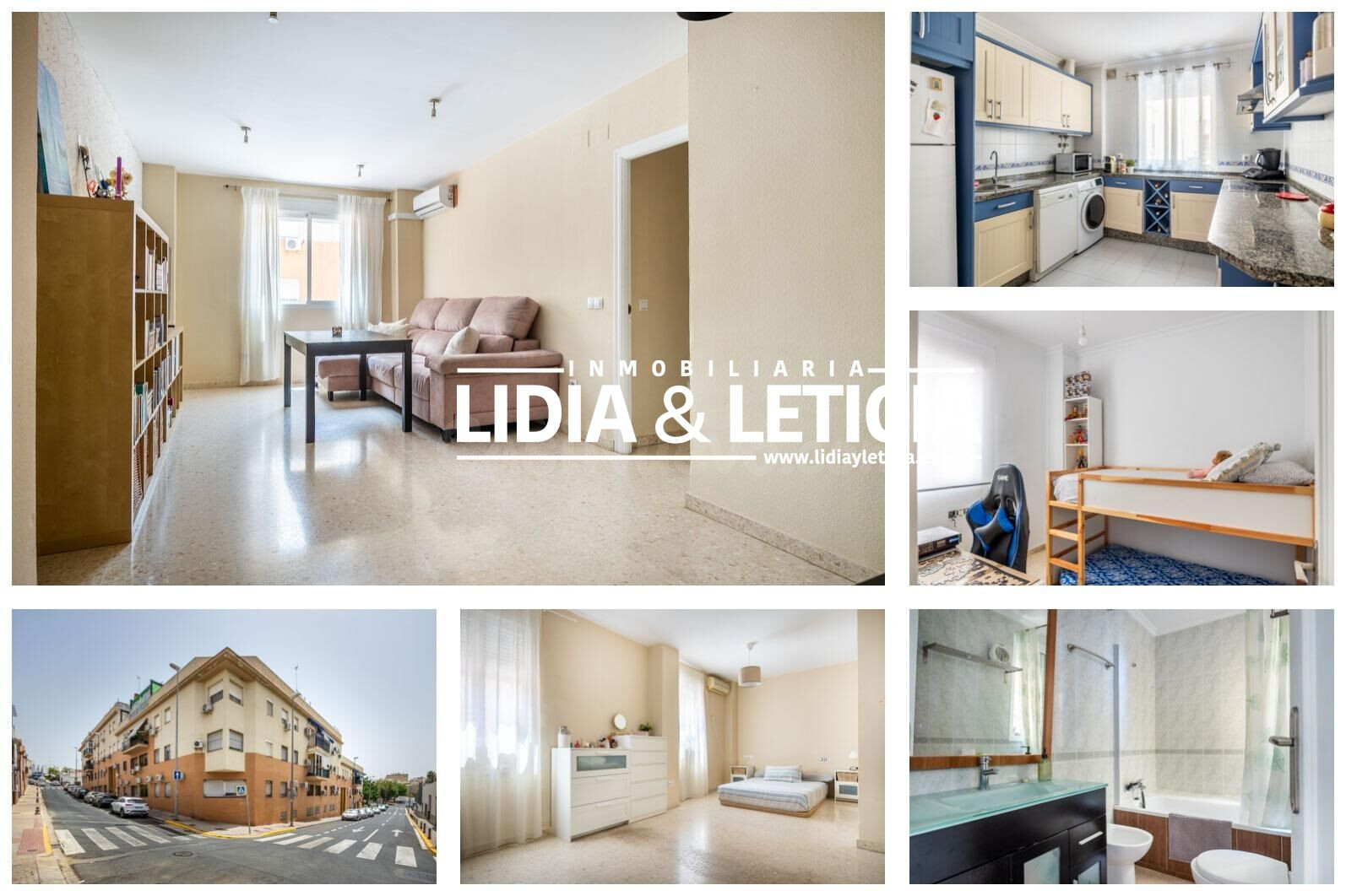 Piso impecable en Alcalá de Guadaira 3 o 4 dorm, 2 baños, garaje y trastero junto al Metro