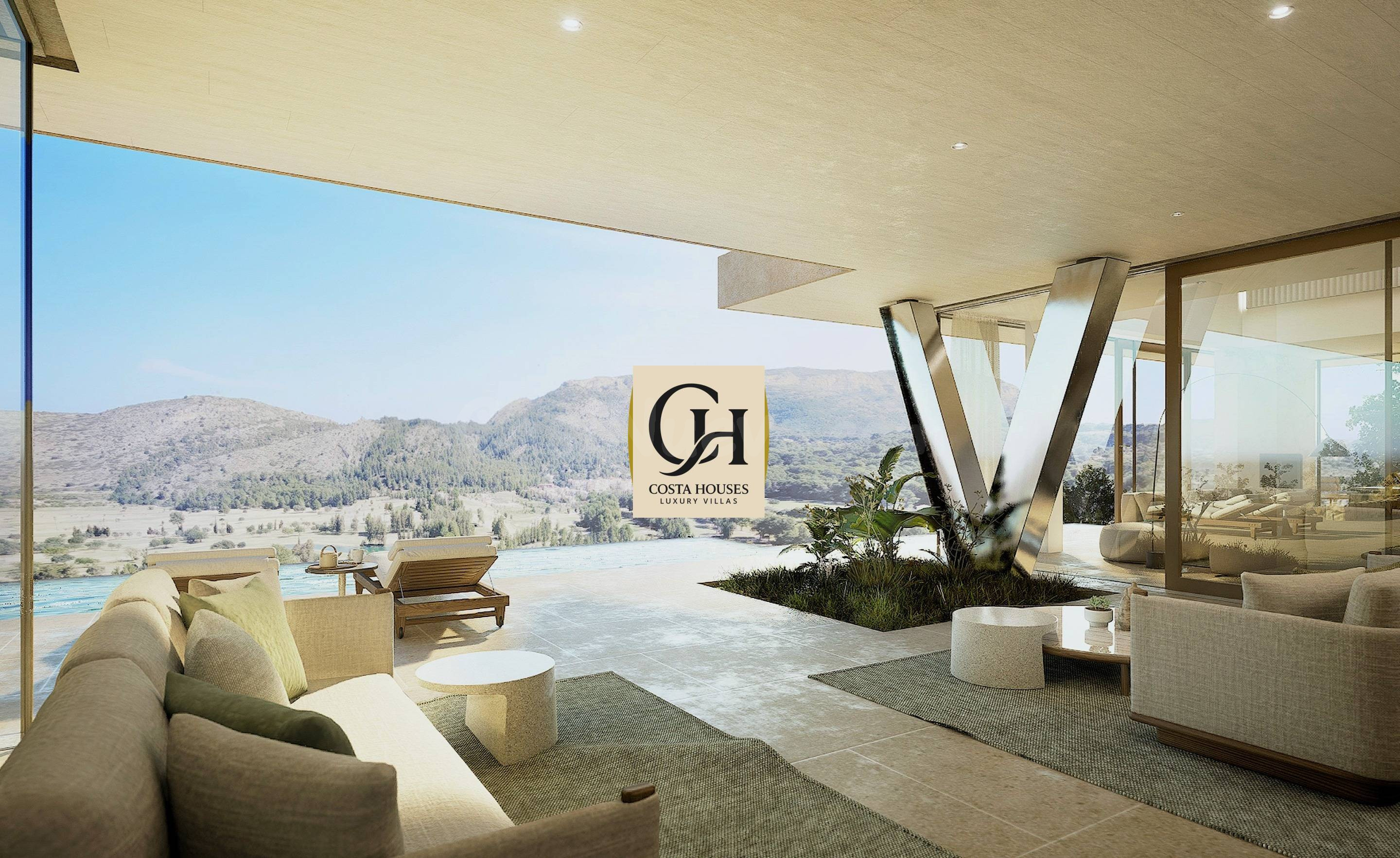 ❶ VILLA SELLA - Exclusiva vivienda con vistas frontales al Mar junto al Golf LA SELLA, Costa Blanca