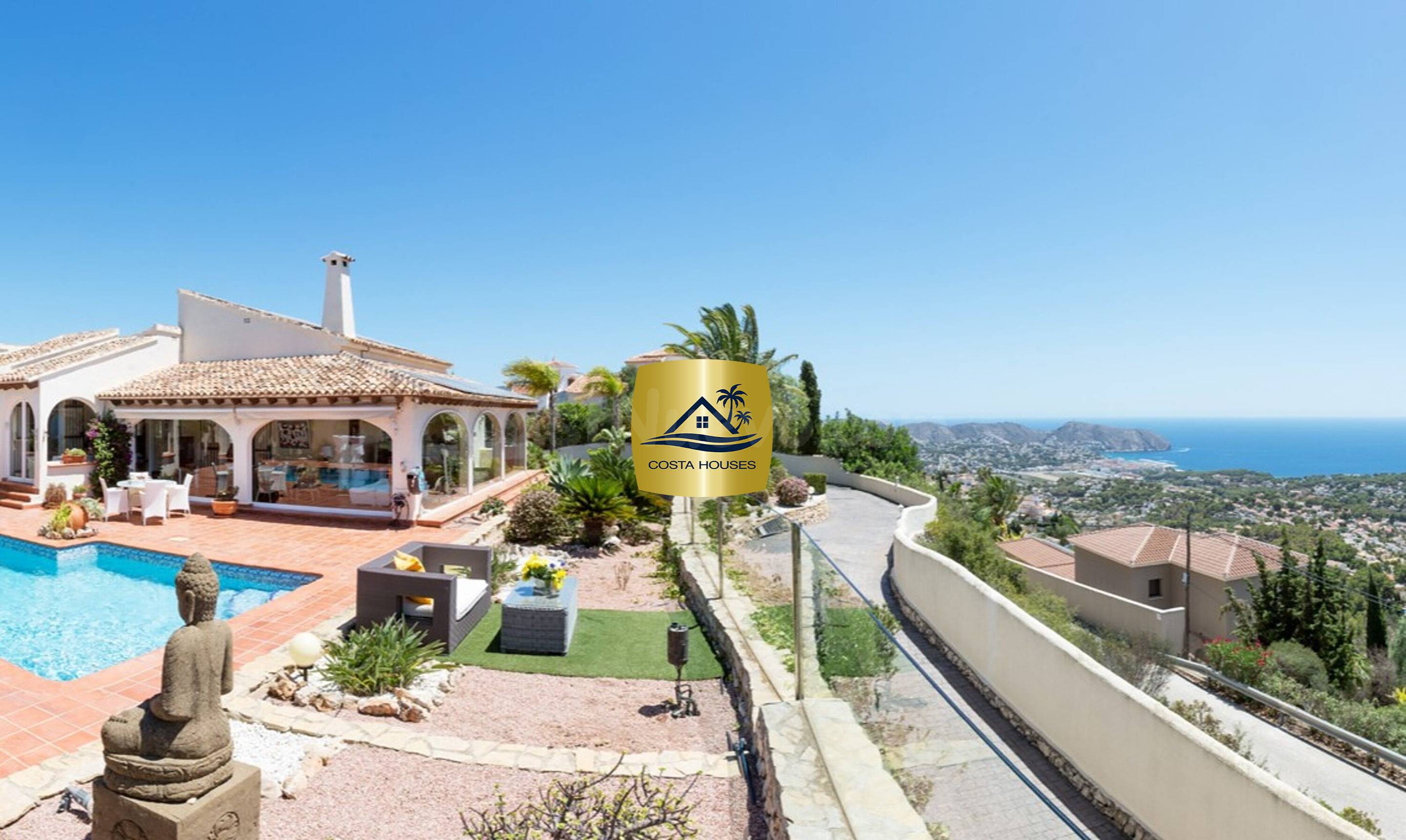 VILLA HORIZON - Finca de Lujo en Moraira: Exclusividad, Vistas al Mar y Piscina Privada