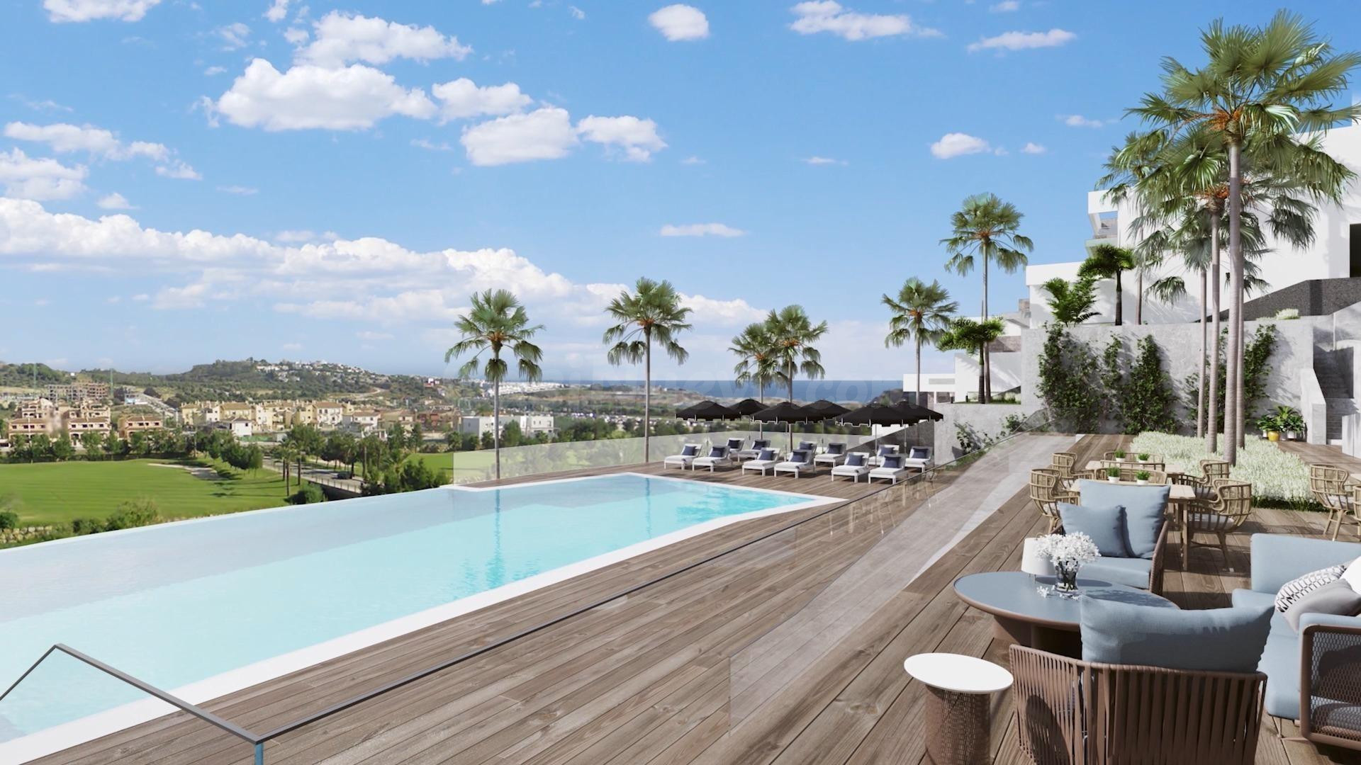Ático de 1.5 dormitorios y 2 baños con vistas al mar. La Cal - foto 5