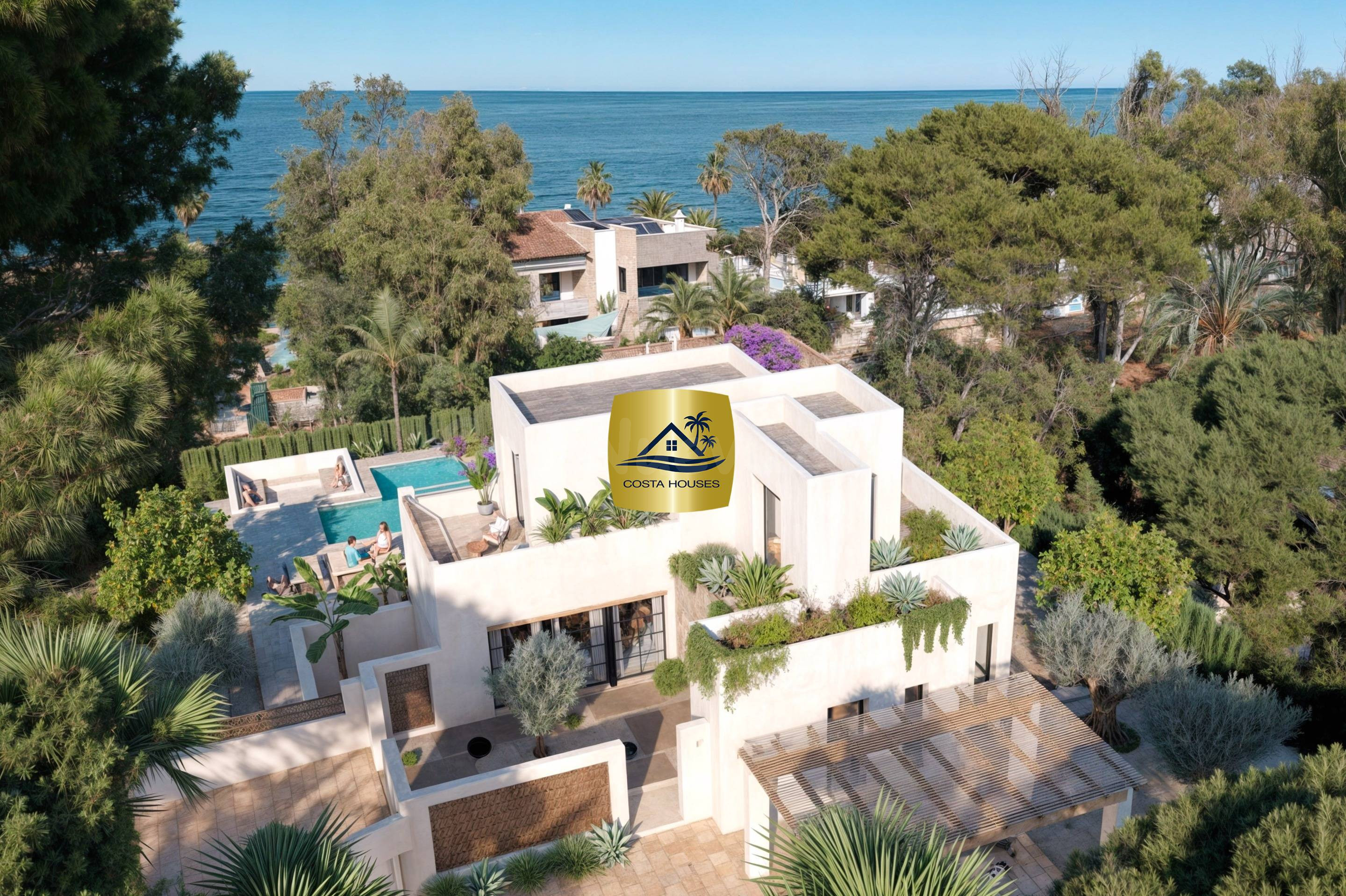 VILLA URAL · ARQUITECTURA IBICENCA EN LAS ROTAS, DÉNIA | SEGUNDA LÍNEA DEL MAR