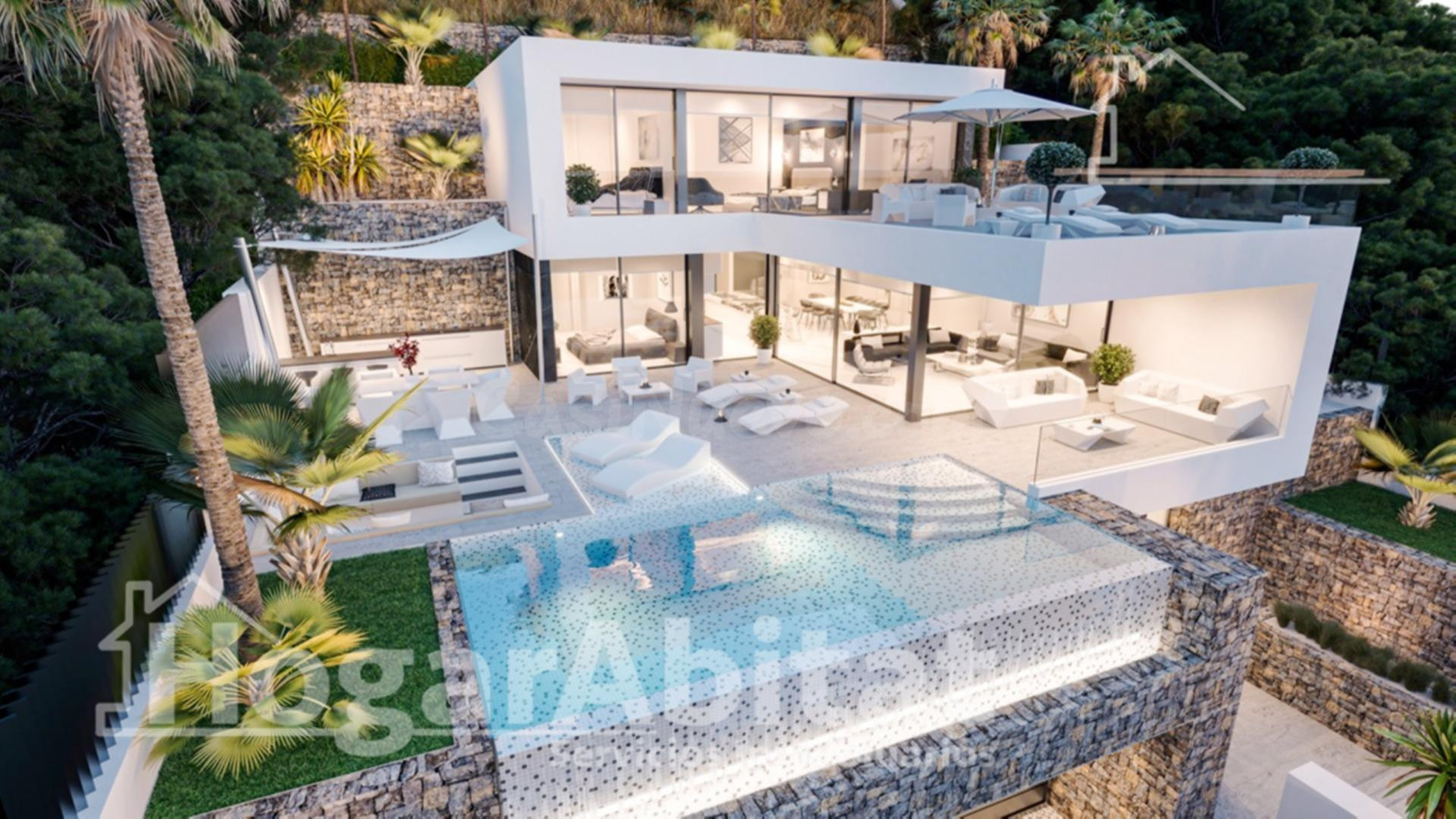 ¡VISTAS DE180º  HACIA AL MAR! CHALET DE LUJO A ESTRENAR CON PISCINA, GARAJE Y TERRAZA